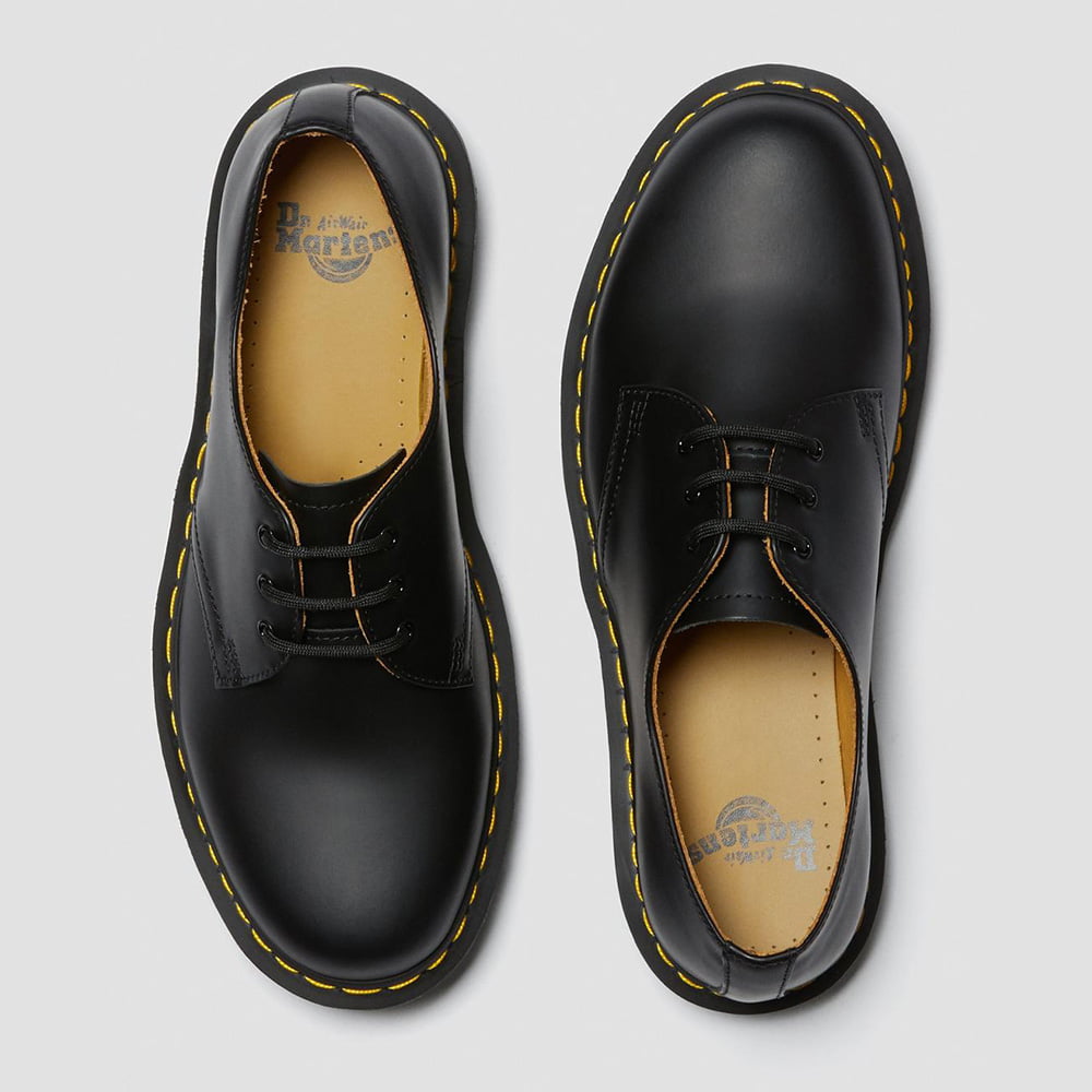 Dr.martens Sapatos Shoes 1461 Smoot Black Preto Shot9
