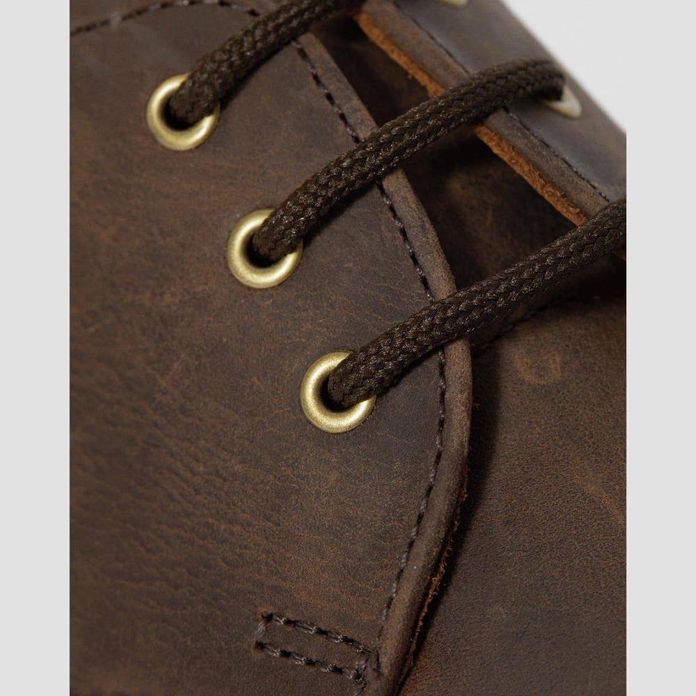 Dr.martens Sapatos Shoes 1461 Smoot Brown Castanho Shot2