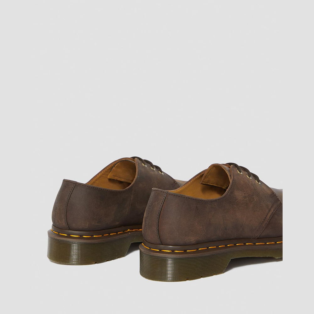 Dr.martens Sapatos Shoes 1461 Smoot Brown Castanho Shot4