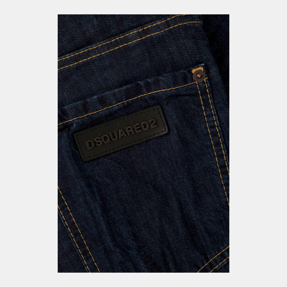 Dsquared2 Calças Trousers S71lb0334 Denim Denim Shot8