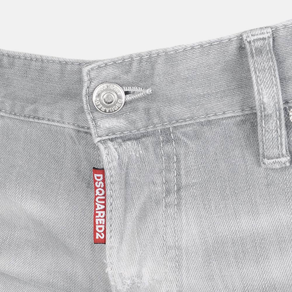 Dsquared2 Calças Trousers S71lb0348 Lt.grey Cinza Claro Shot9