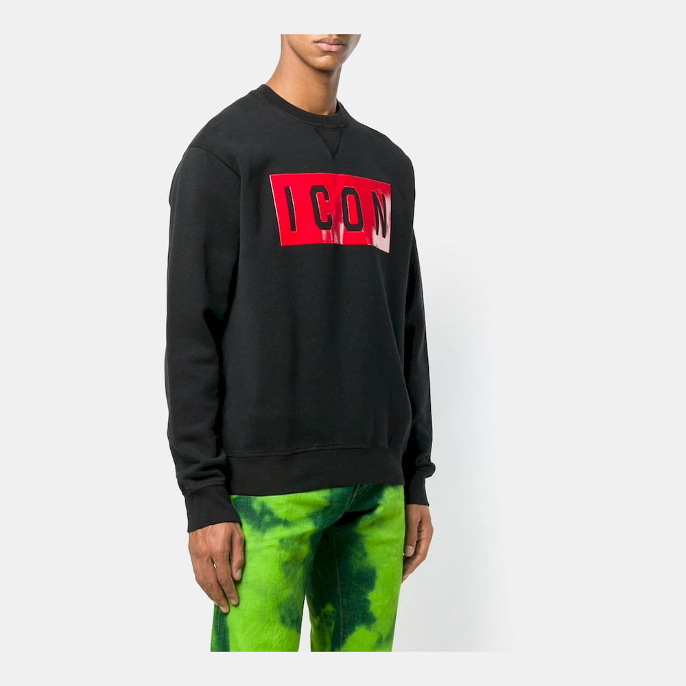 Dsquared2 Camisola Sweat S74gu0312 Black Red Preto Vermelho Shot6