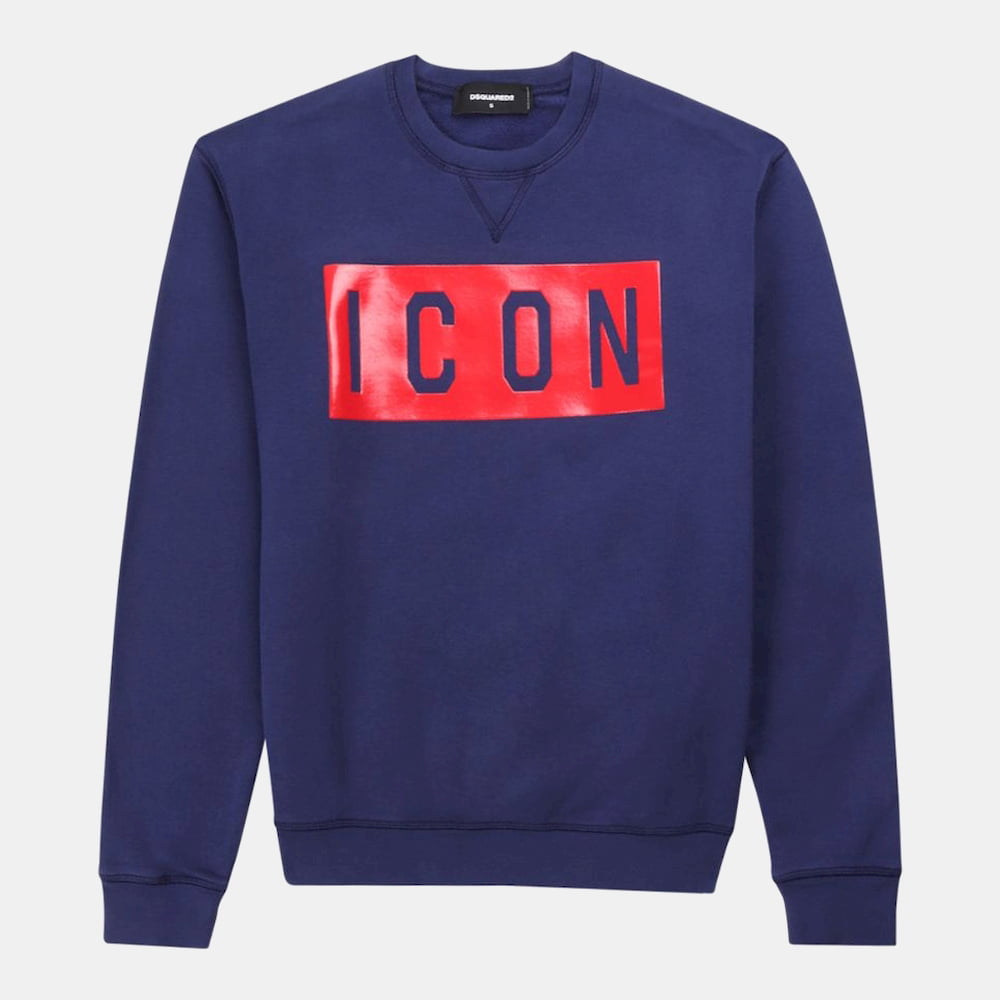 Dsquared2 Camisola Sweat S74gu0312 Blue Red Azul Vermelho Shot2