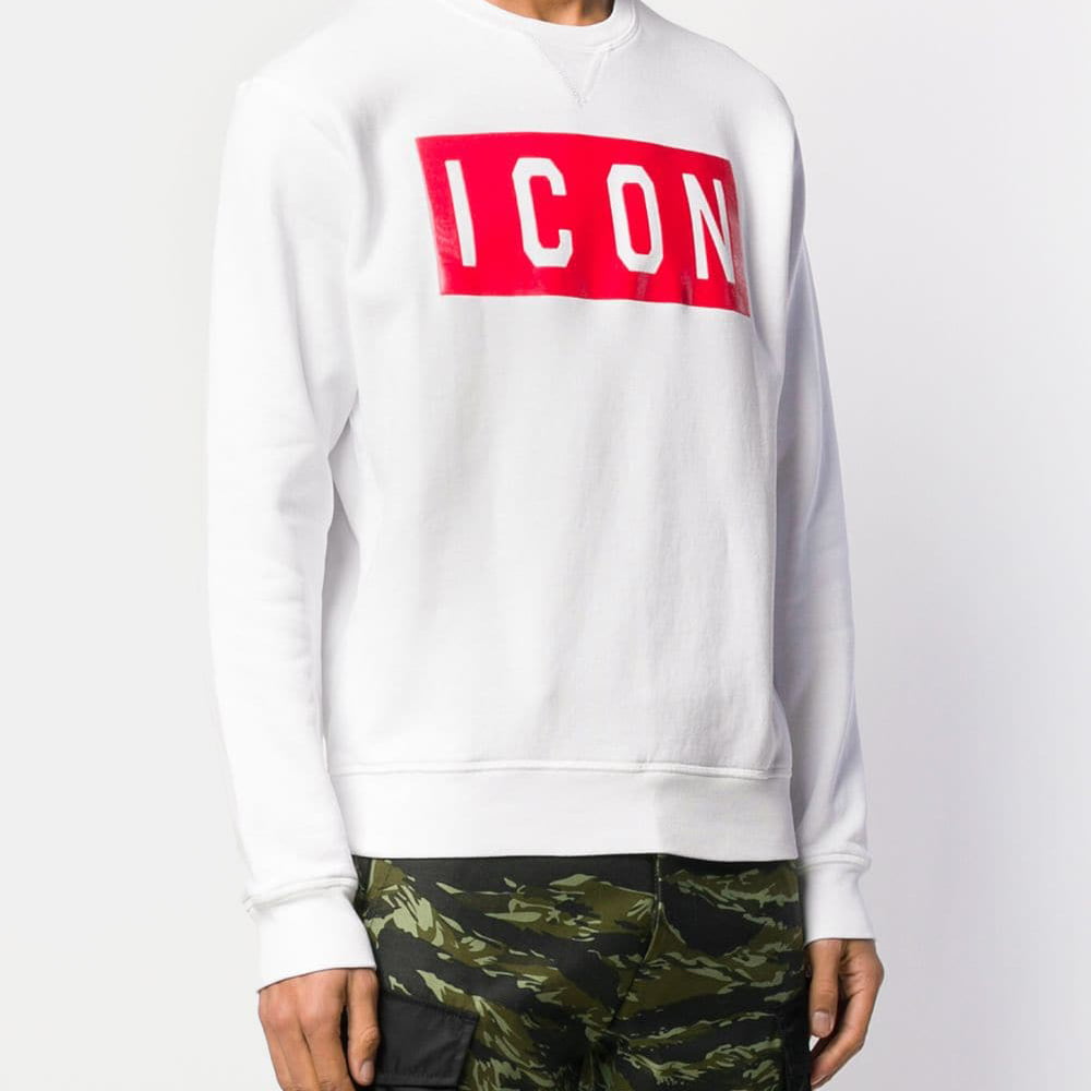 Dsquared2 Camisola Sweat S74gu0312 White Red Branco Vermelho Shot5