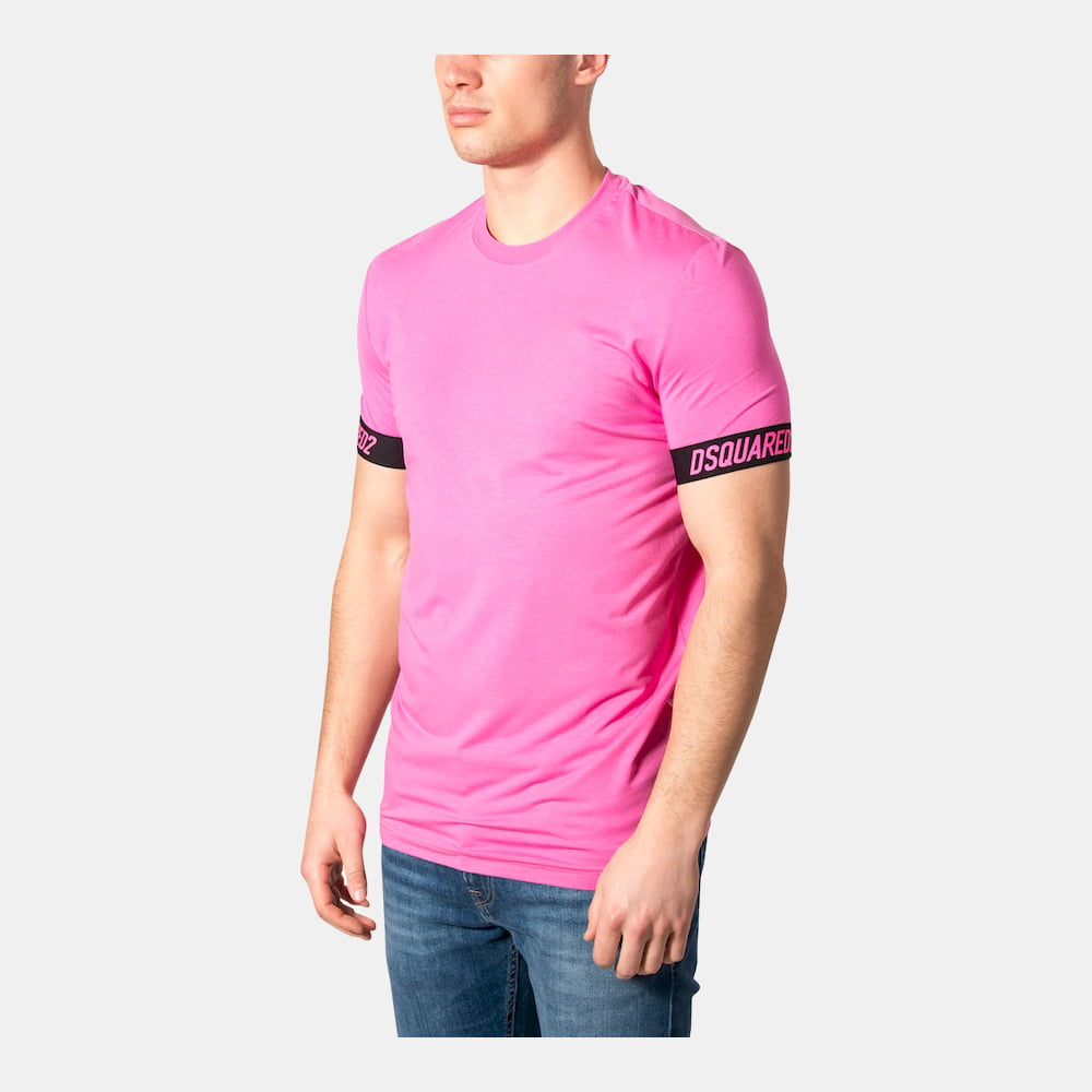 Dsquared2 T Shirt D9m3u4130 Party Pink Rosa Party Shot4