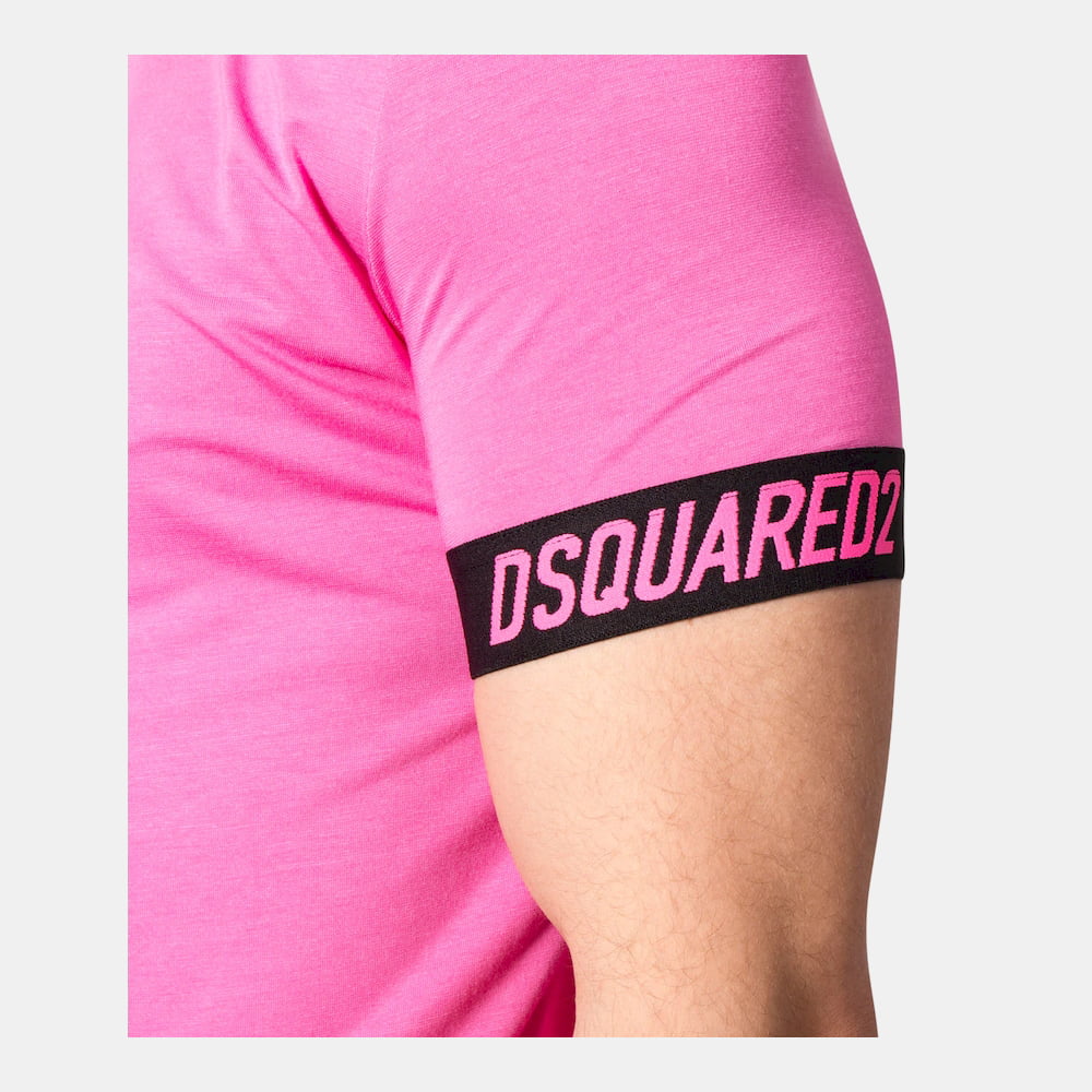 Dsquared2 T Shirt D9m3u4130 Party Pink Rosa Party Shot6