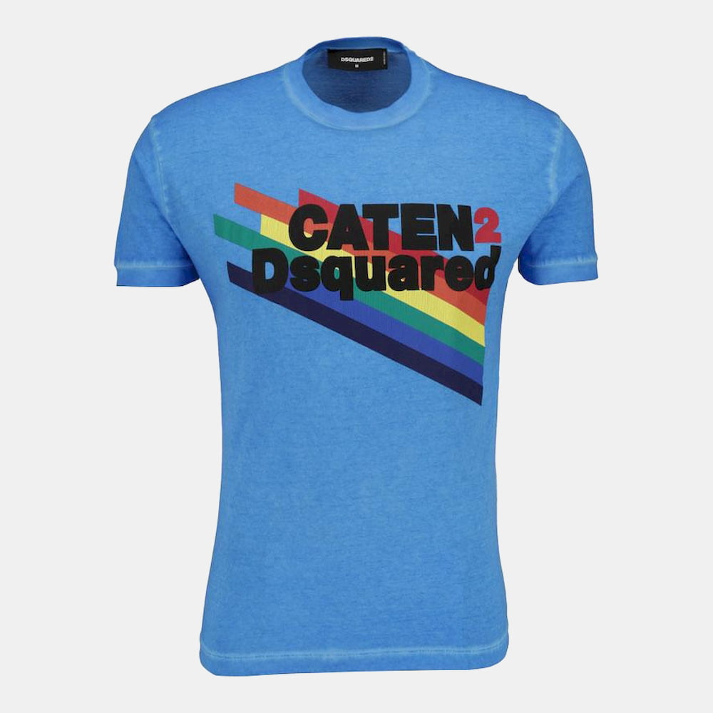 Dsquared2 T Shirt S71gd0630 Blue Azul Shot2