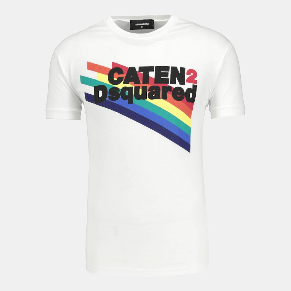 Dsquared2 T Shirt S71gd0630 White Branco Shot2