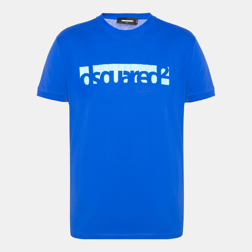Dsquared2 T Shirt S71gd0648 Blue Azul Shot2