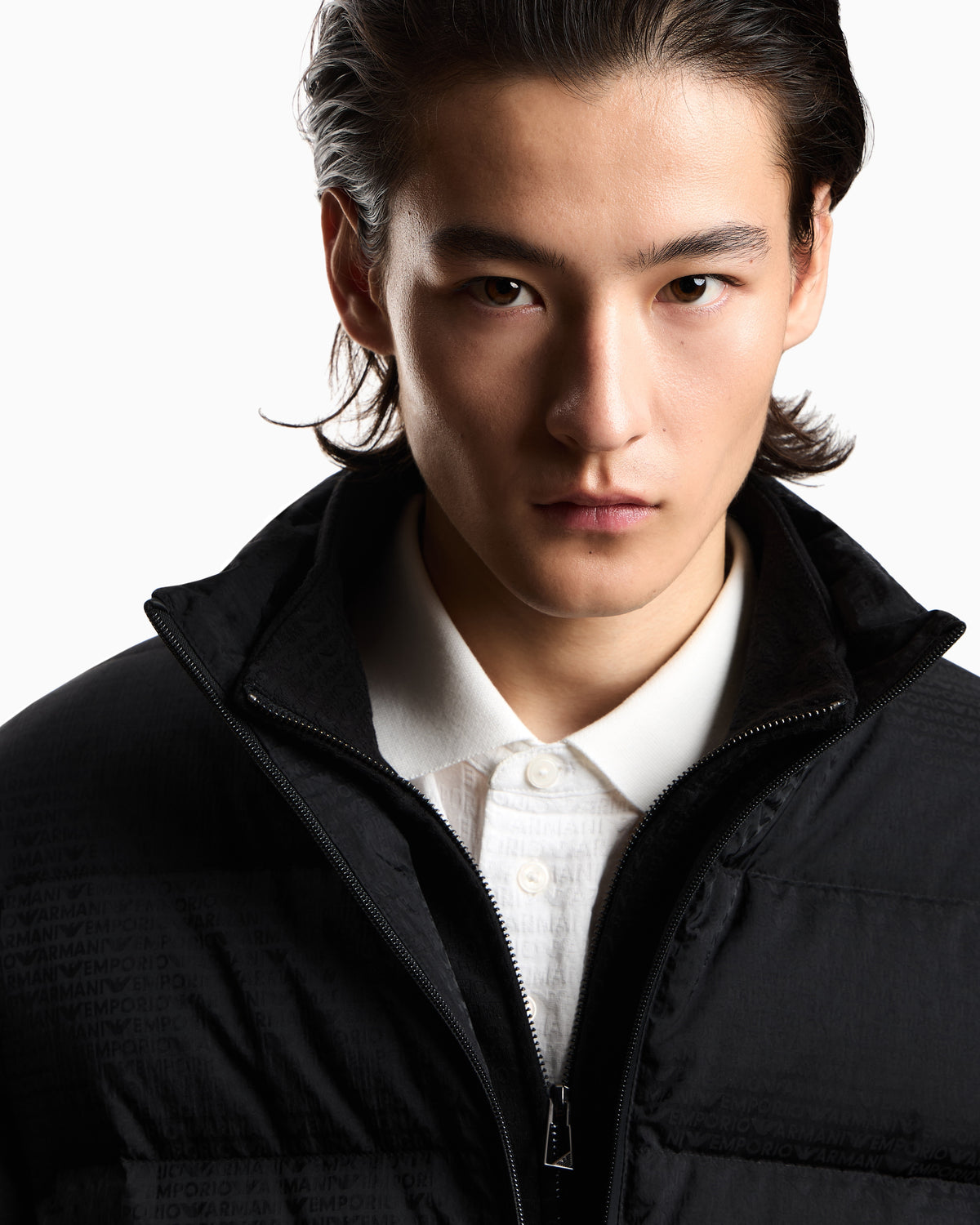 Emporio Armani Blusao Jackets Em004954 Af15384 Black.logo Preto_shot1