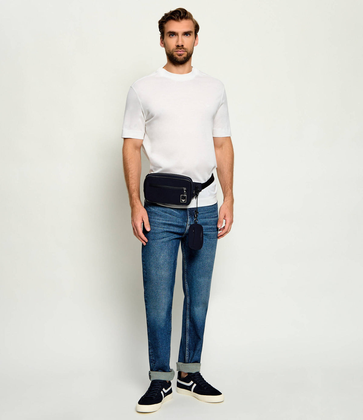 Emporio Armani Bolsa De Cintura Waistbag Em000088 Af13772 Navy Navy_shot3