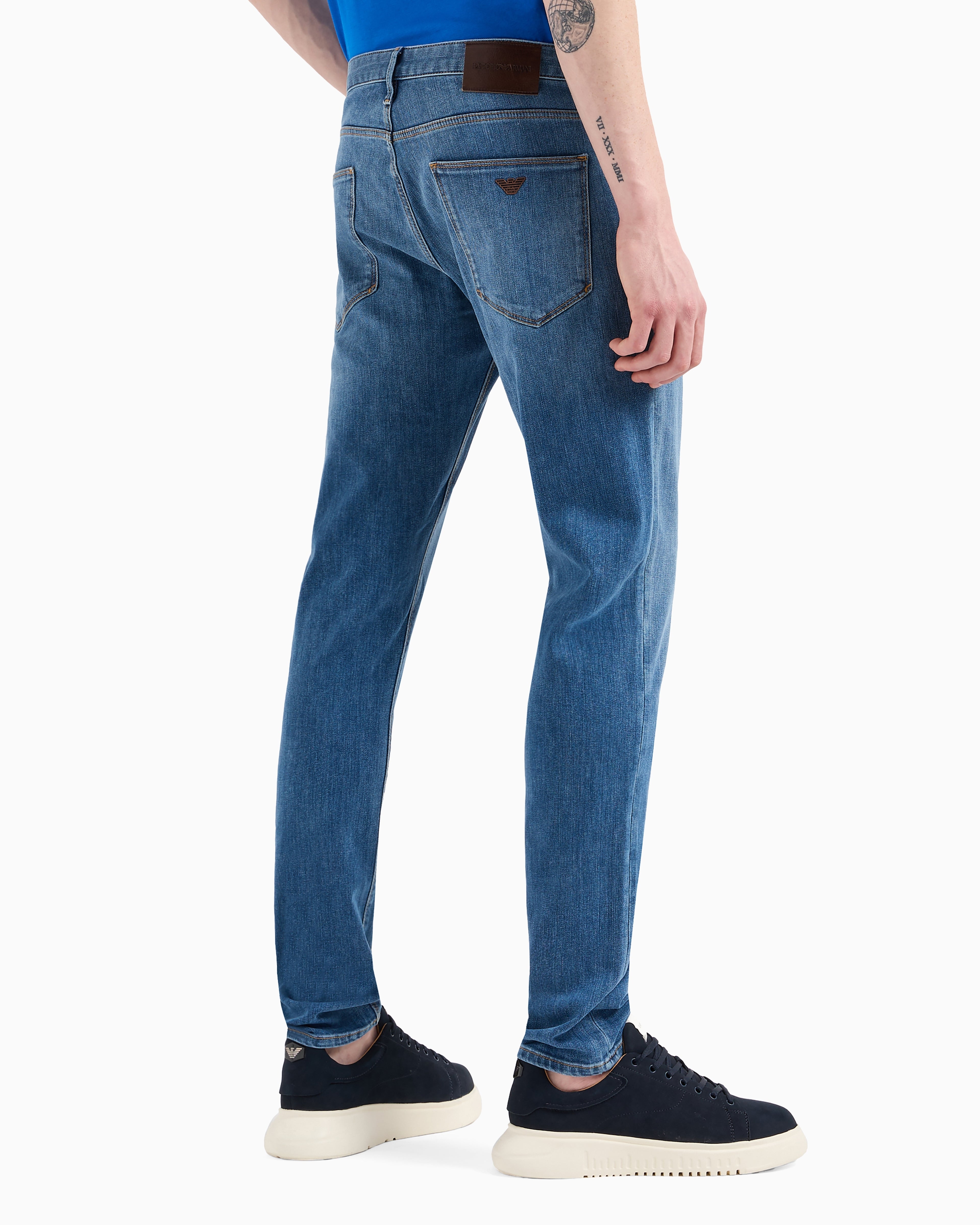 Emporio Armani Calcas Trousers 8n1j06 1g0lz Light Wash Light Wash_shot6