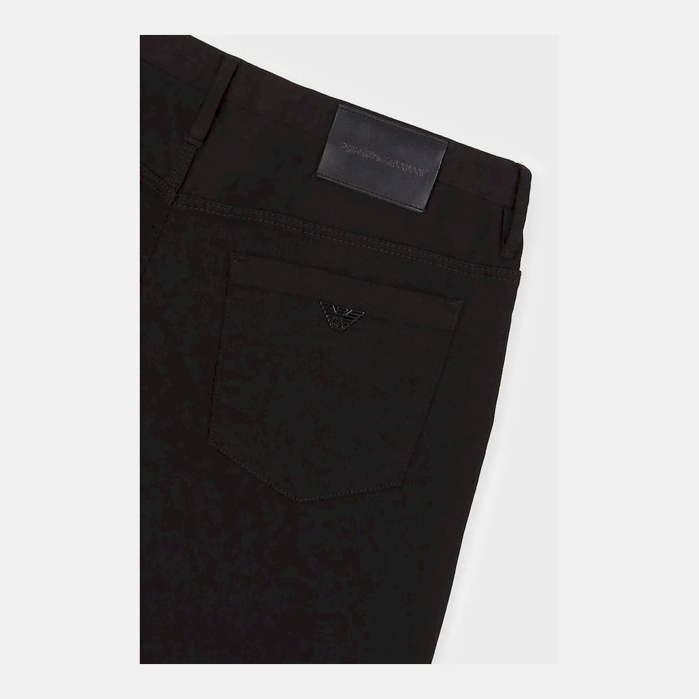 Emporio Armani Calcas Trousers 8n1j11 1dhdz Denim Blk Denim Escuro Shot5