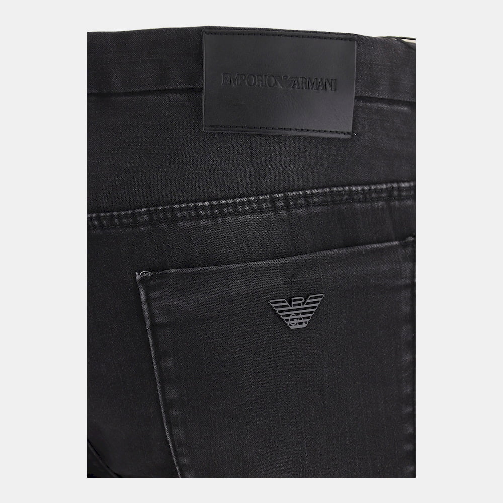 Emporio Armani Calcas Trousers 8n1j11 1dhdz Denim Grey Denim Cinza Shot8