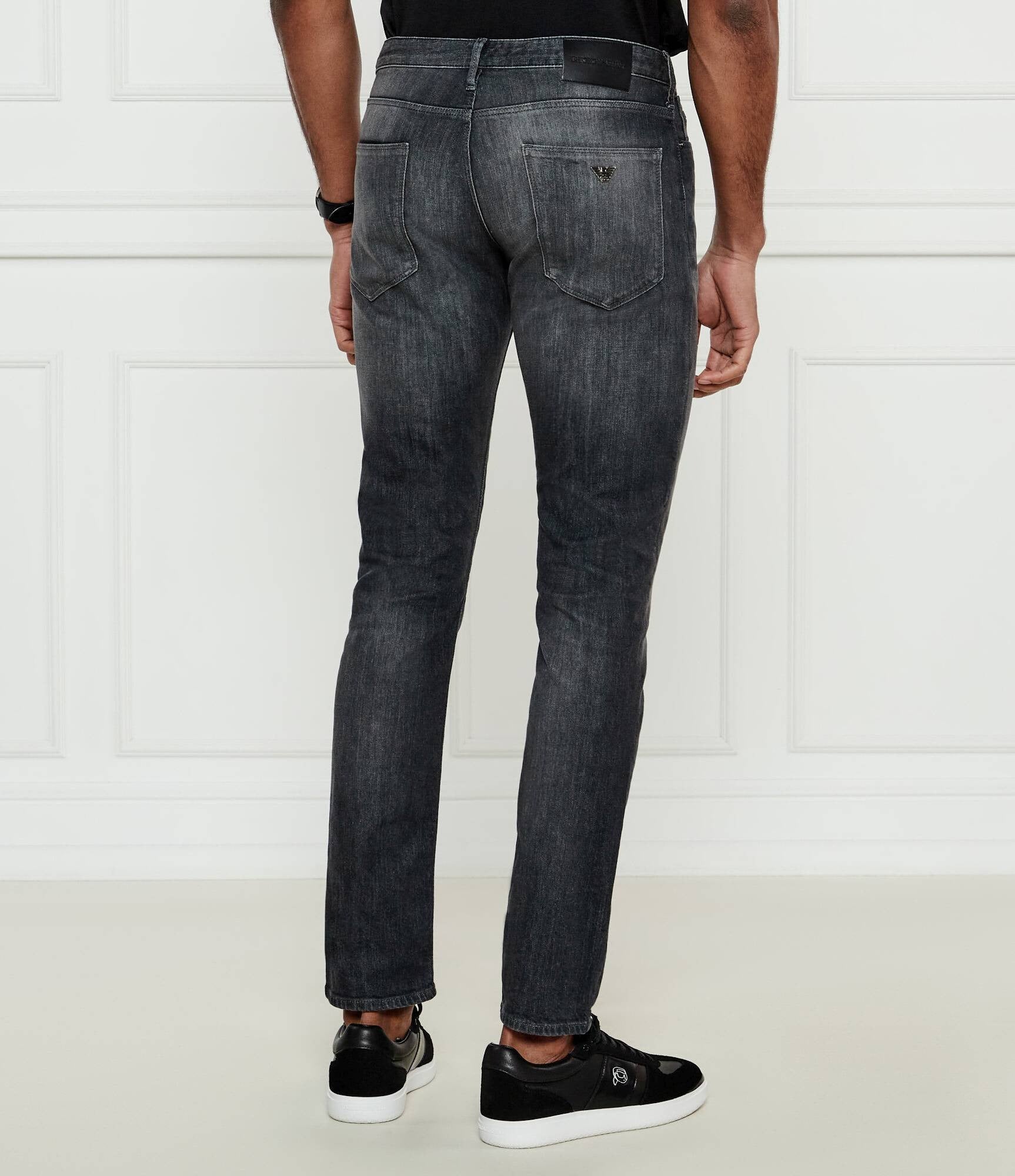 Emporio Armani Calcas Trousers Em000121 Af14116 Denim Grey Denim Cinza_shot4
