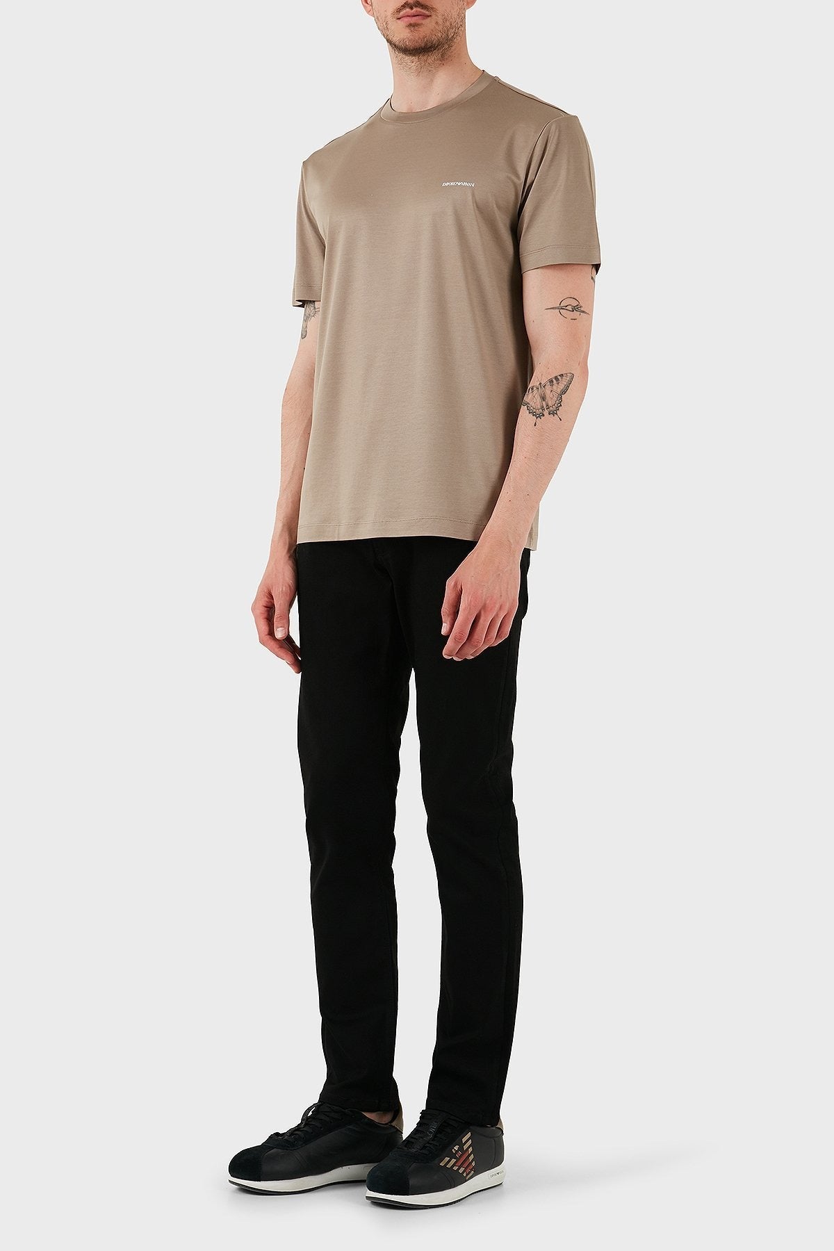 Emporio Armani Calcas Trousers Em000121 Af15954 Denim Blk Denim Escuro_shot5