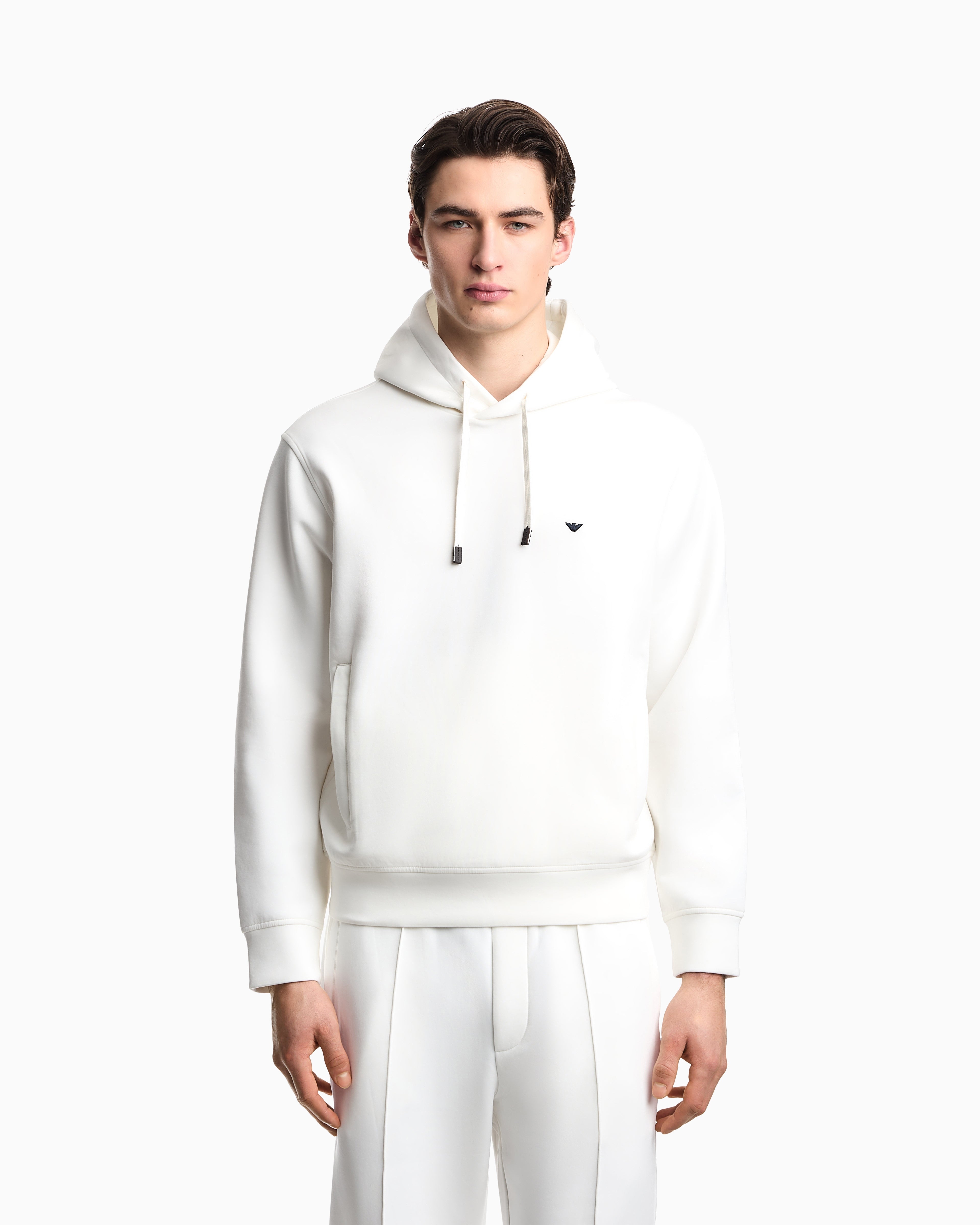 Emporio Armani Camisola Hoodie Em004531 Af10013 Snow Snow_shot3