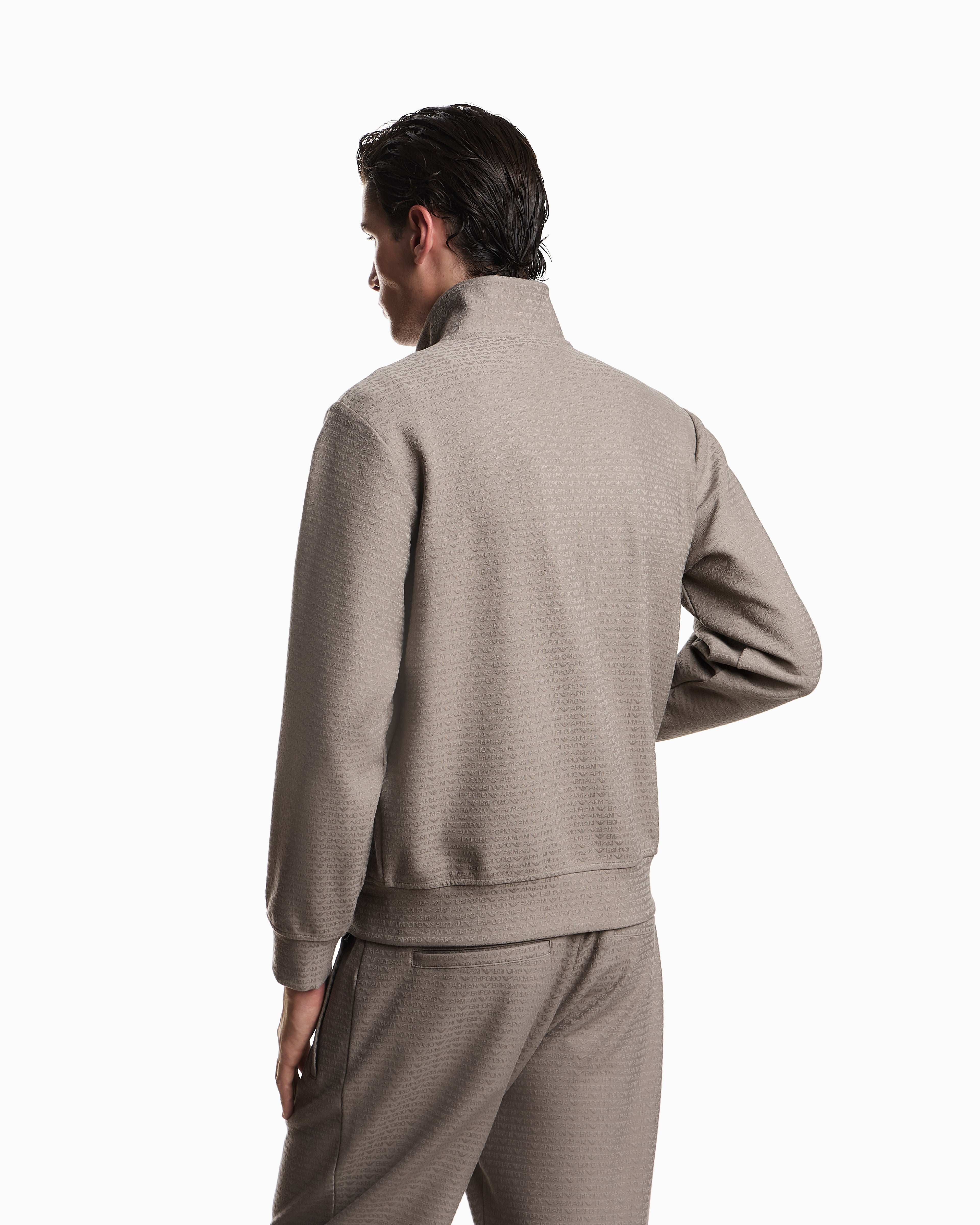 Emporio Armani Camisola Hoodie Em004534 Af13700 Grey.logo Cinza_shot5