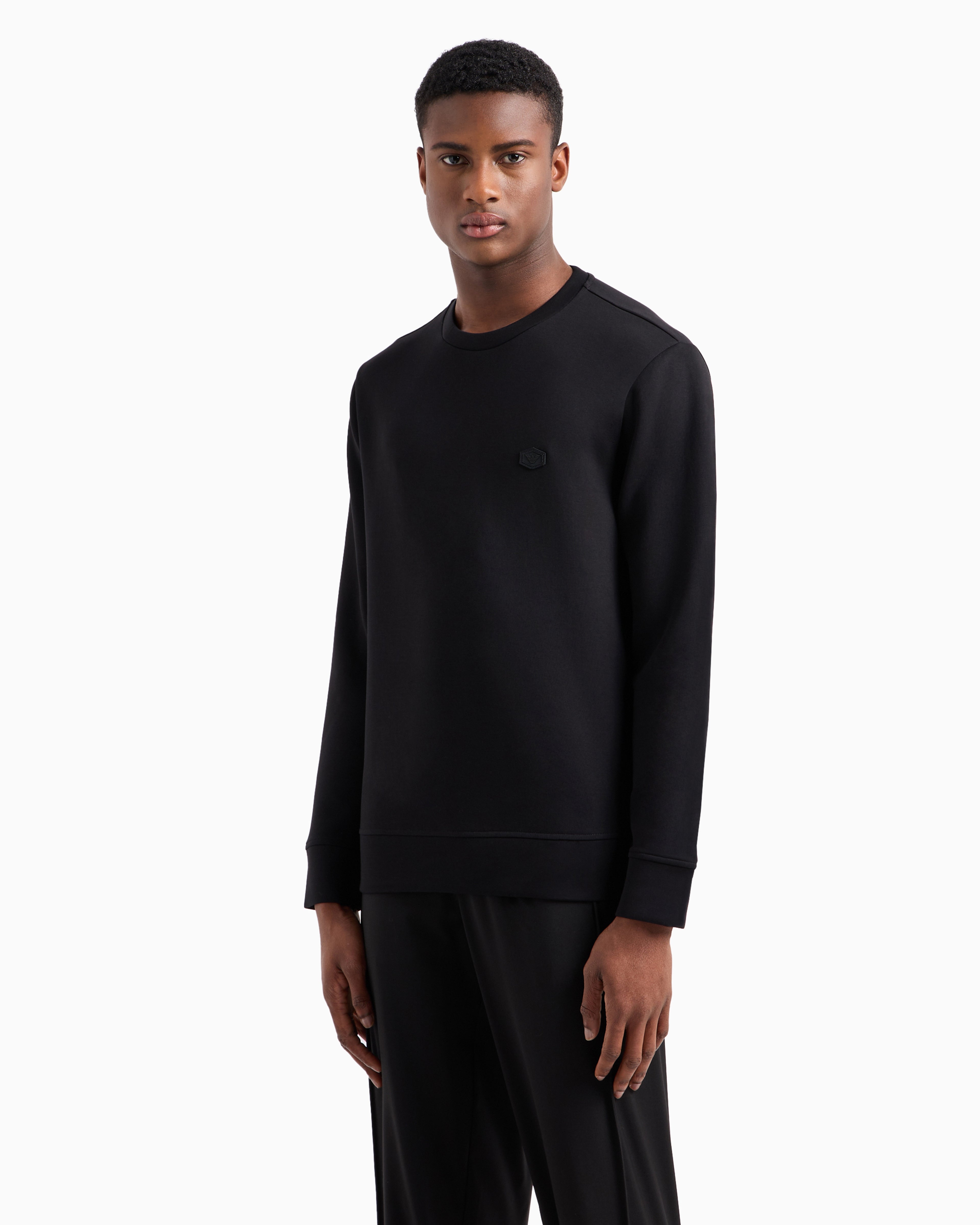 Emporio Armani Camisola Sweat 8n1md1 1jhsz Black Preto_shot2
