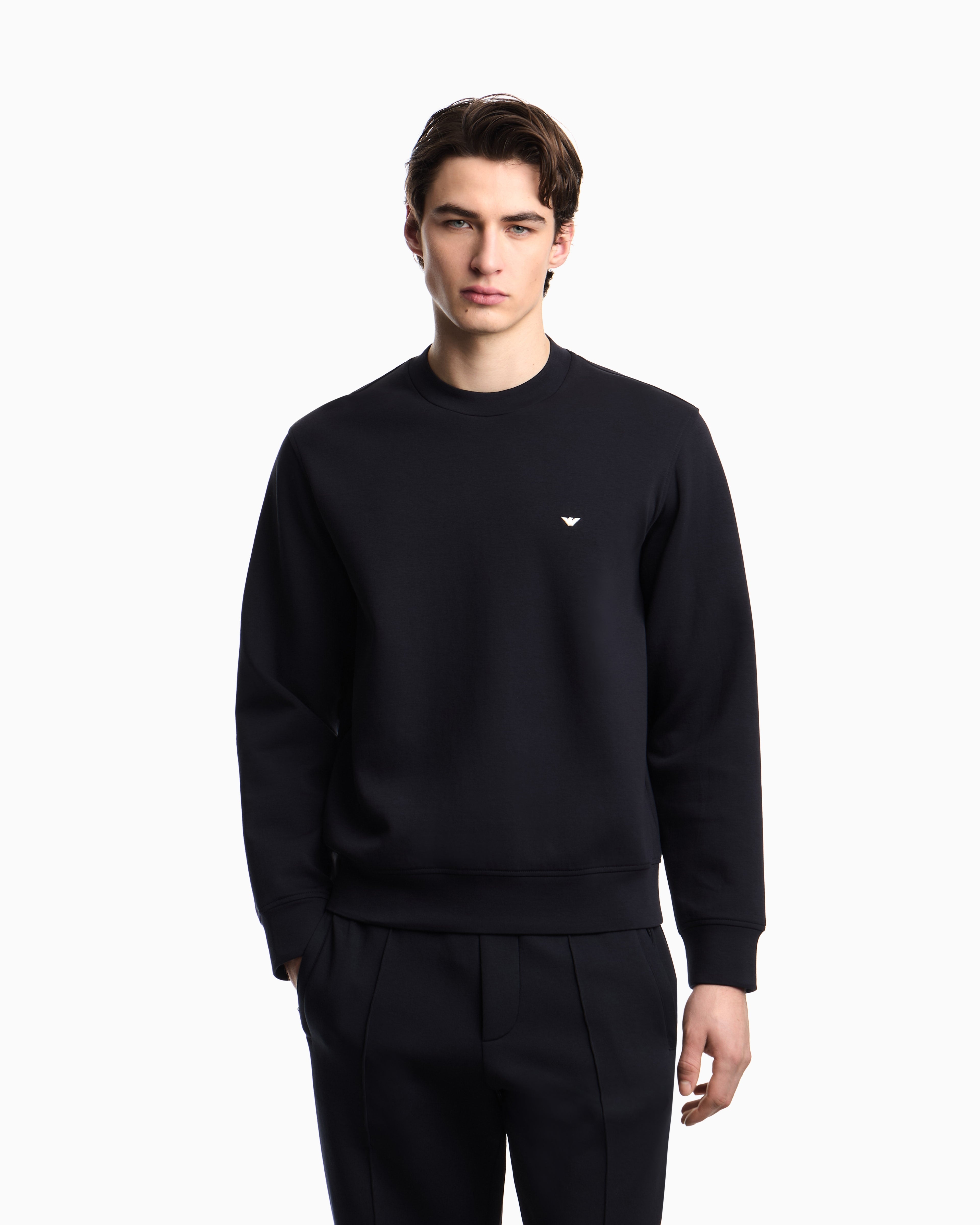 Emporio Armani Camisola Sweat Em004533 Af10013 Navy Navy_shot3