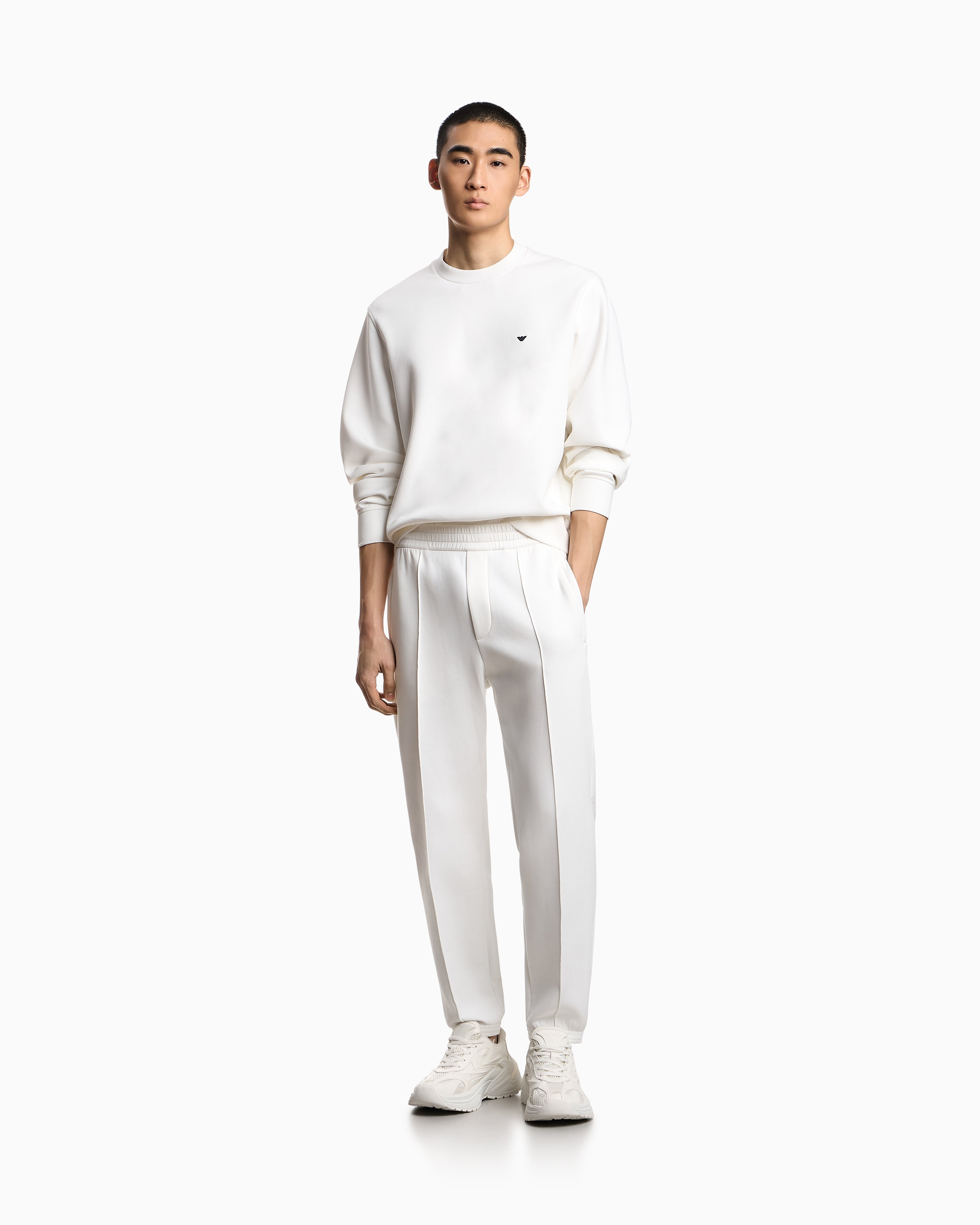 Emporio Armani Camisola Sweat Em004533 Af10013 Snow Snow_shot2