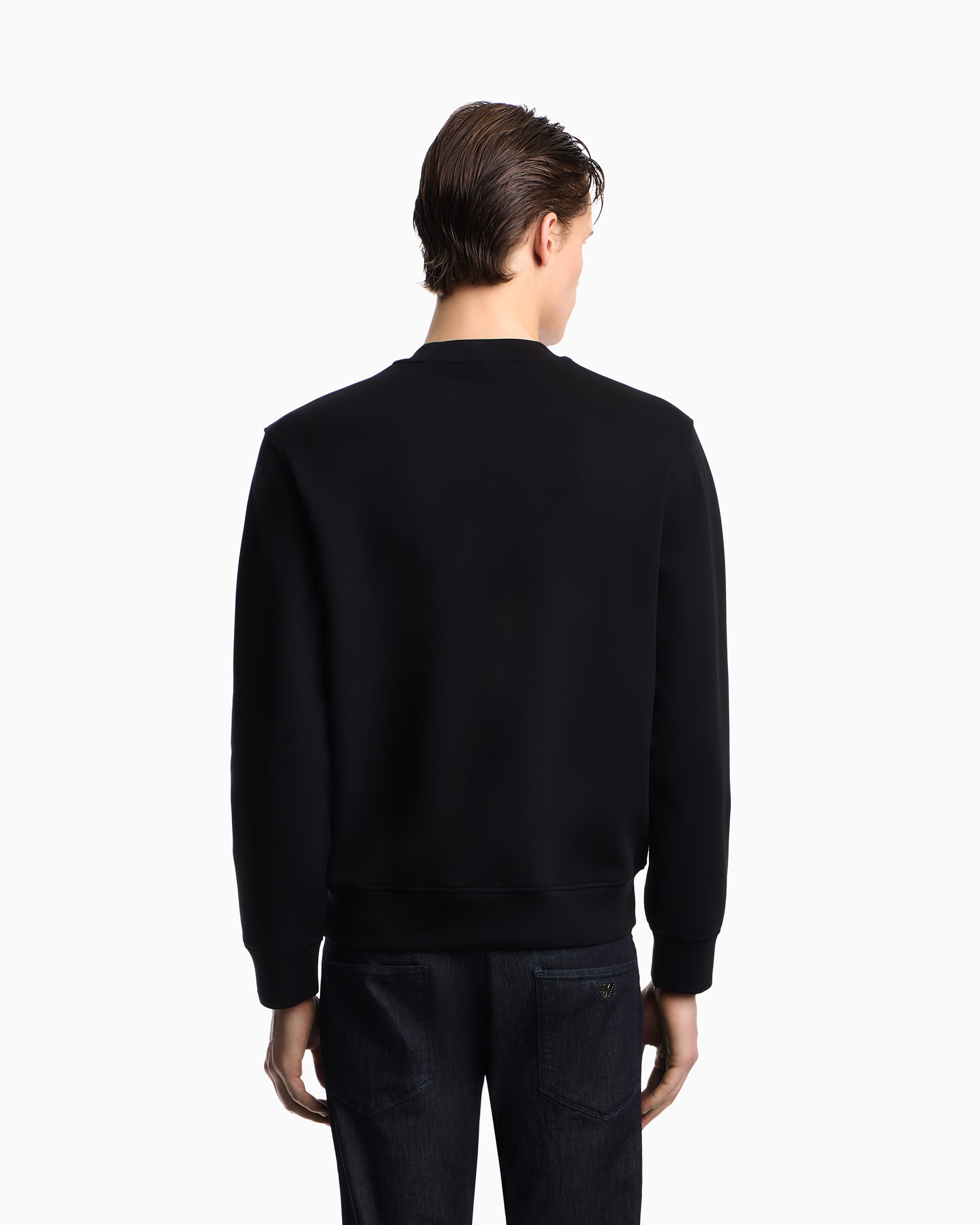 Emporio Armani Camisola Sweat Em004541 Af10013 Black Preto_shot2