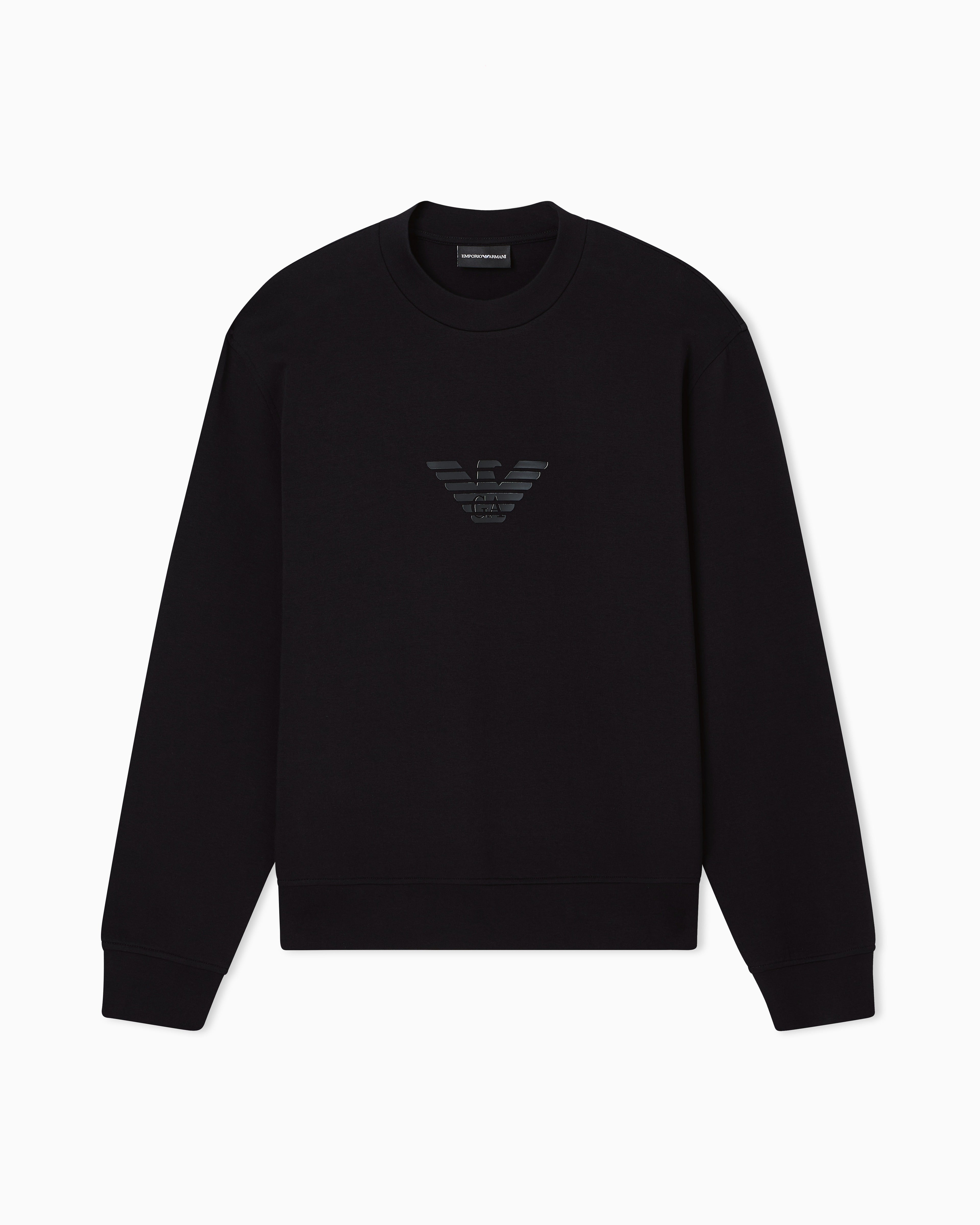 Emporio Armani Camisola Sweat Em004541 Af10013 Black Preto_shot5