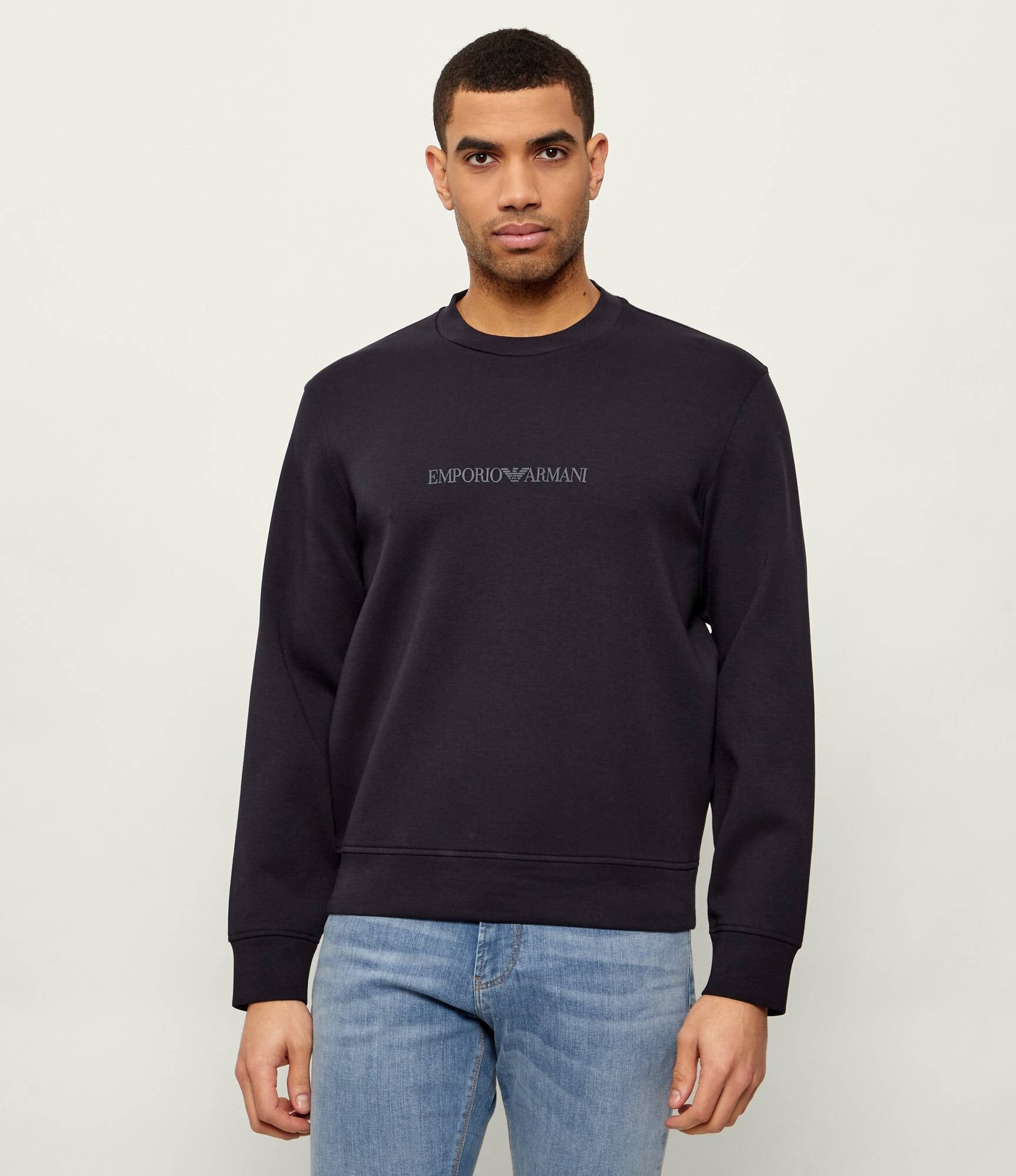 Emporio Armani Camisola Sweat Em004541 Af10013 Navy.logo Navy_shot1