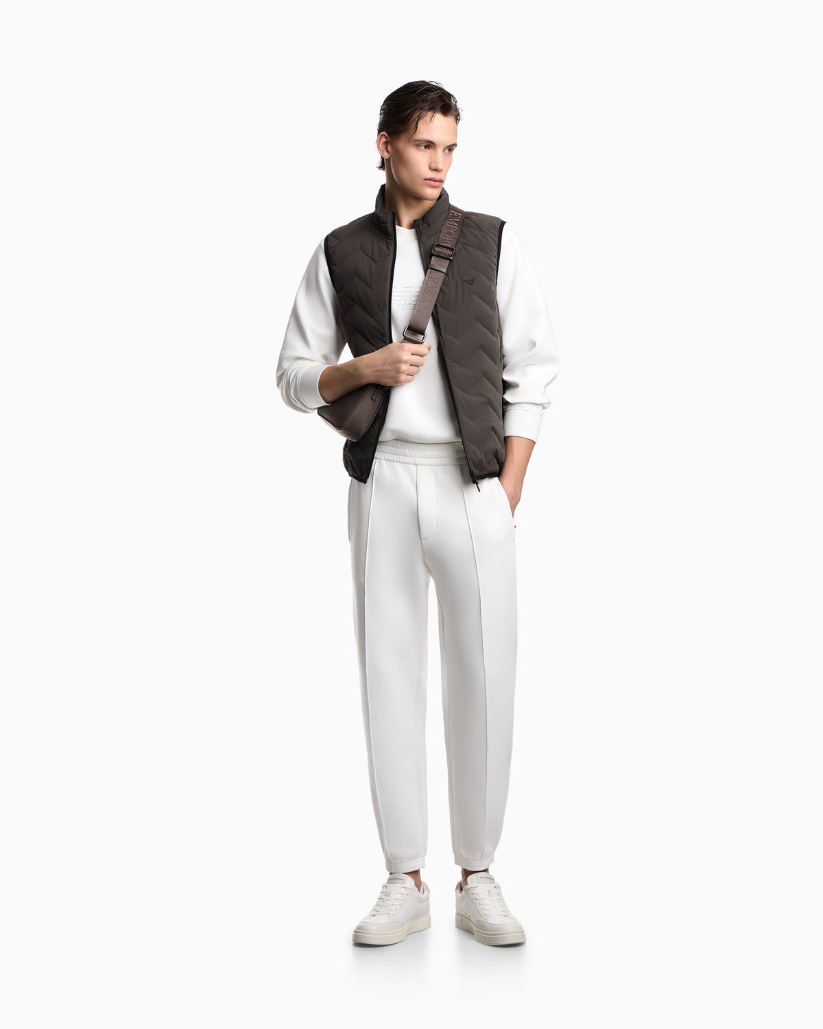 Emporio Armani Camisola Sweat Em004541 Af10013 Offwhite Branco_shot2