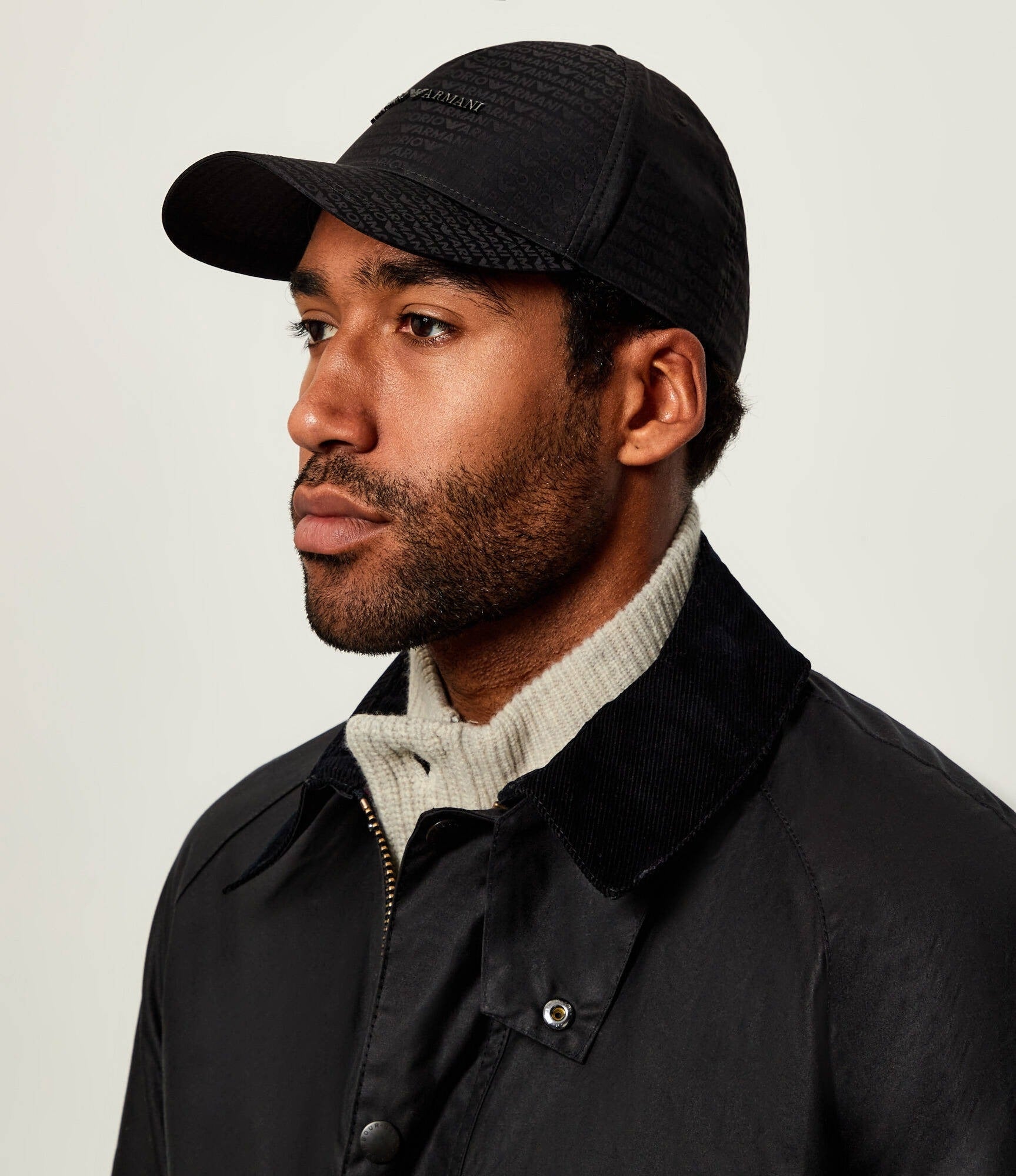 Emporio Armani Cap Hat Em003741 Af15384 Black Preto_shot2