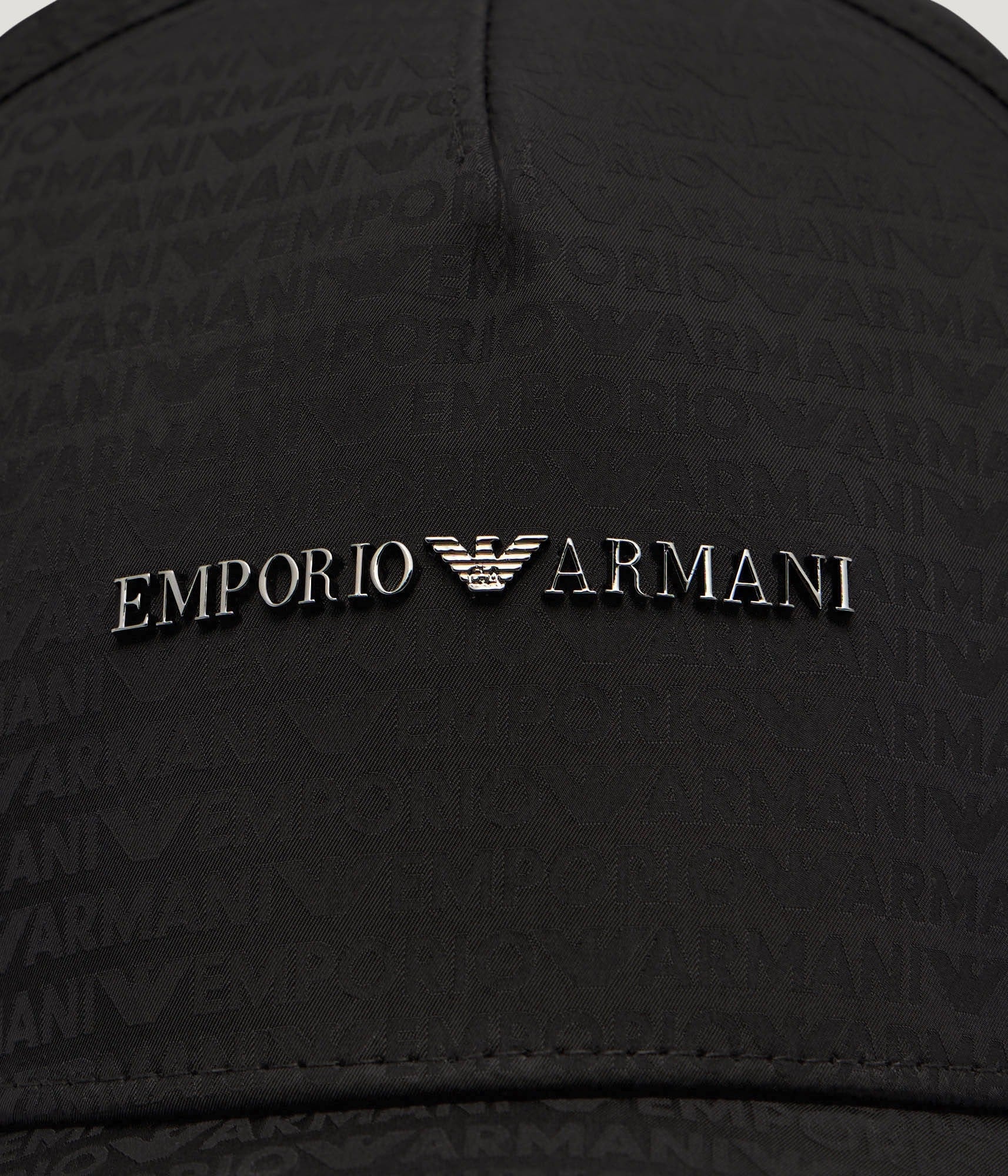 Emporio Armani Cap Hat Em003741 Af15384 Black Preto_shot4