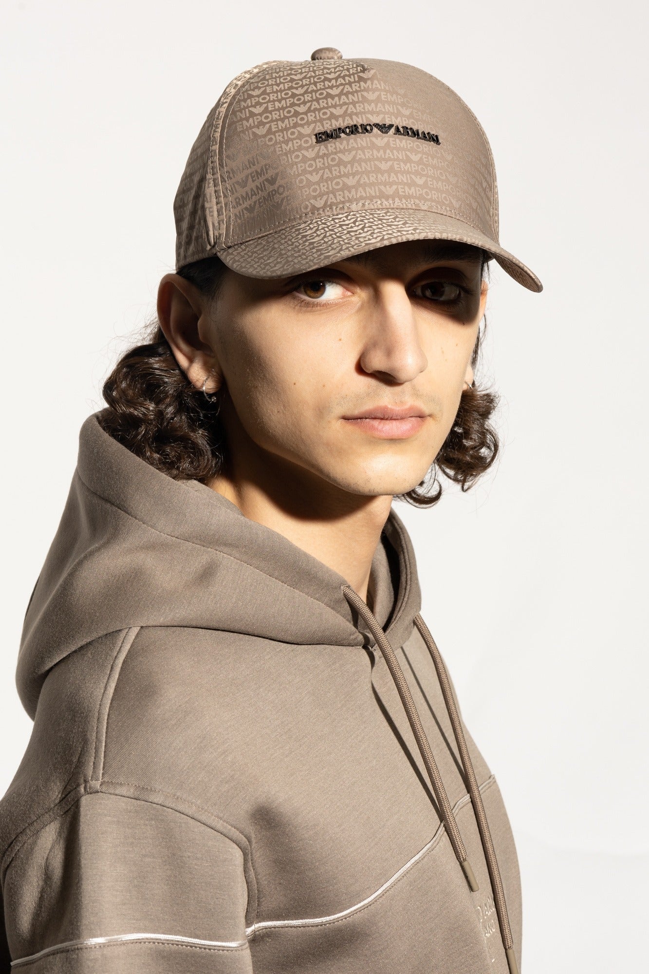 Emporio Armani Cap Hat Em003741 Af15384 Walnut Walnut_shot3