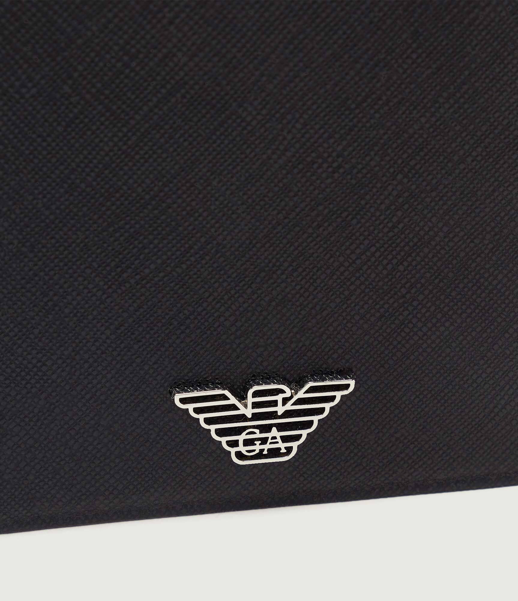 Emporio Armani Carteira Wallet Y4r168 Y138e Black Preto_shot5