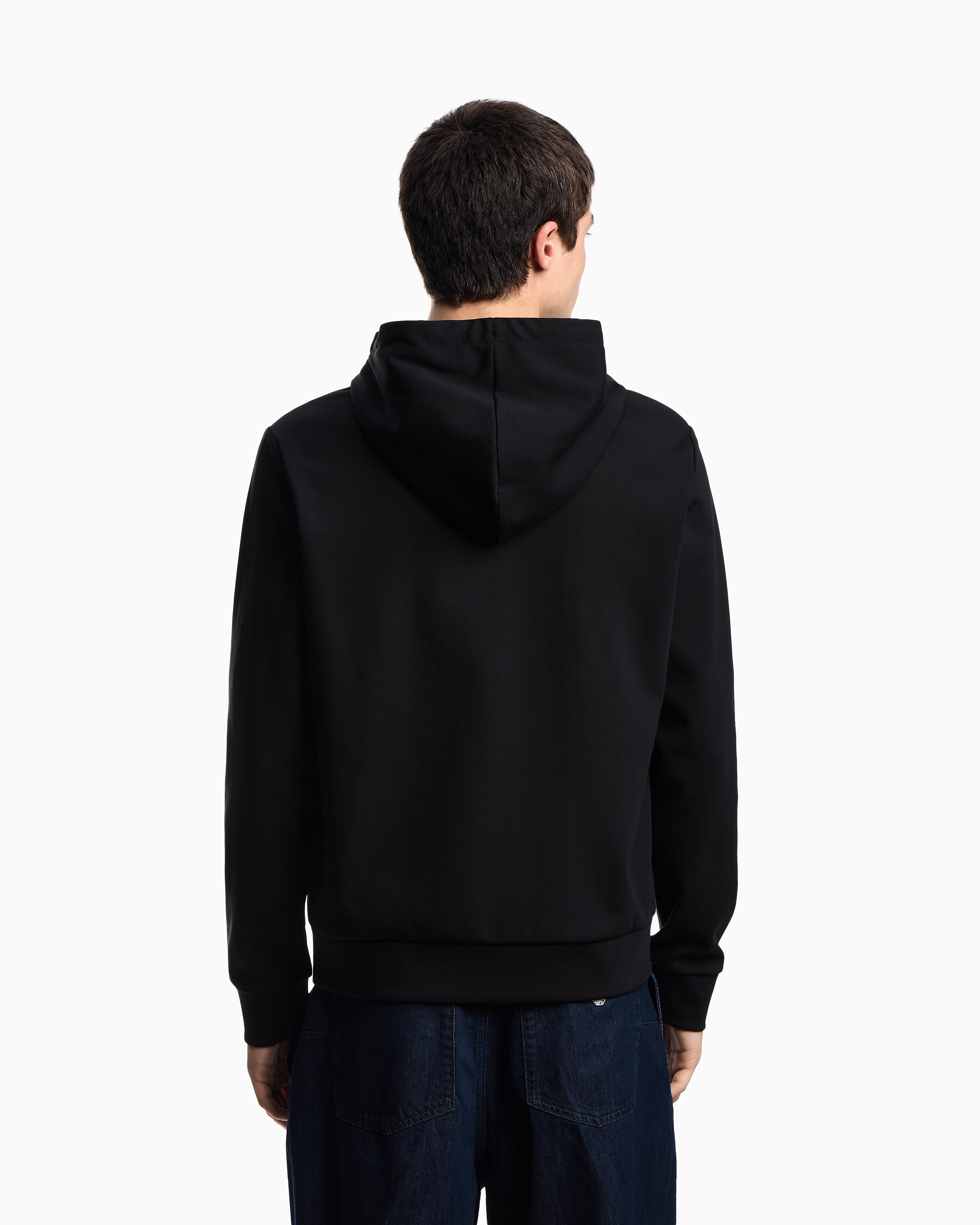 Emporio Armani Casaco Training Sweat Training 8n1mg0 1jbtz Black Preto_shot5