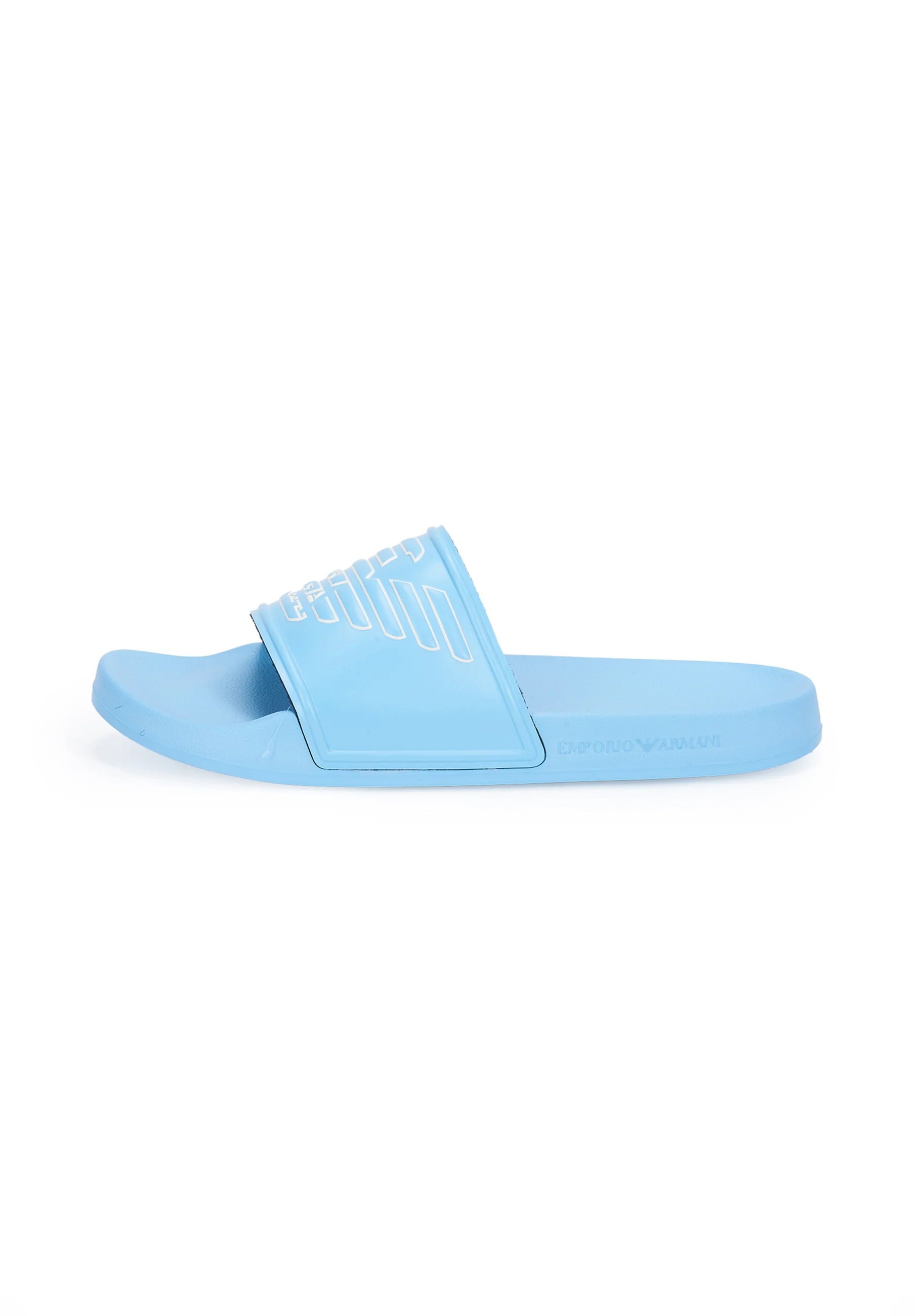 Emporio Armani Chinelos Slippers Ex000042 Af22189 Sky Azul_shot1