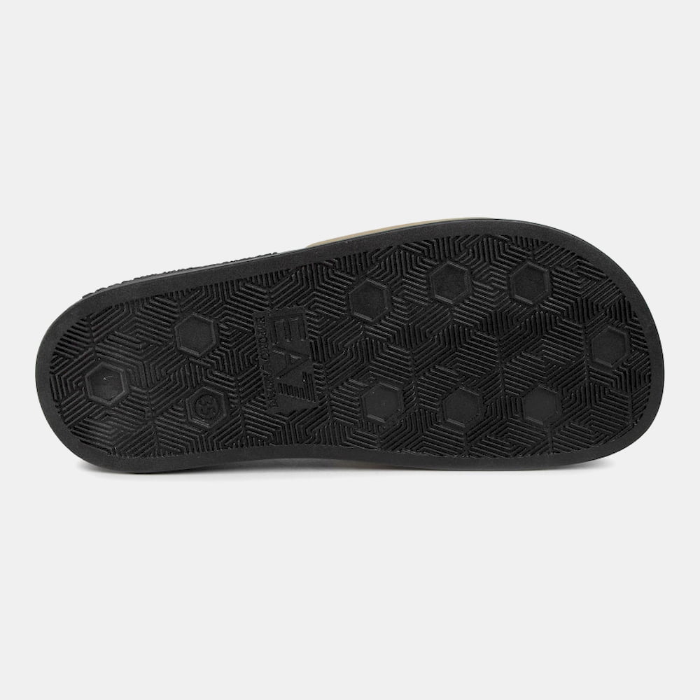 Emporio Armani Chinelos Slippers P001 Xcc22 Blk Gold Preto Ouro Shot10