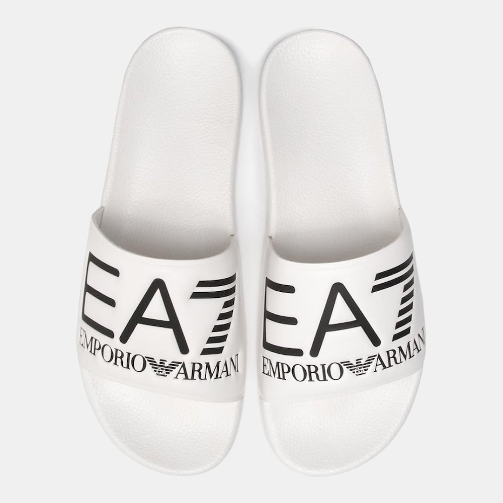Emporio Armani Chinelos Slippers P001 Xcc22 White Branco Shot12