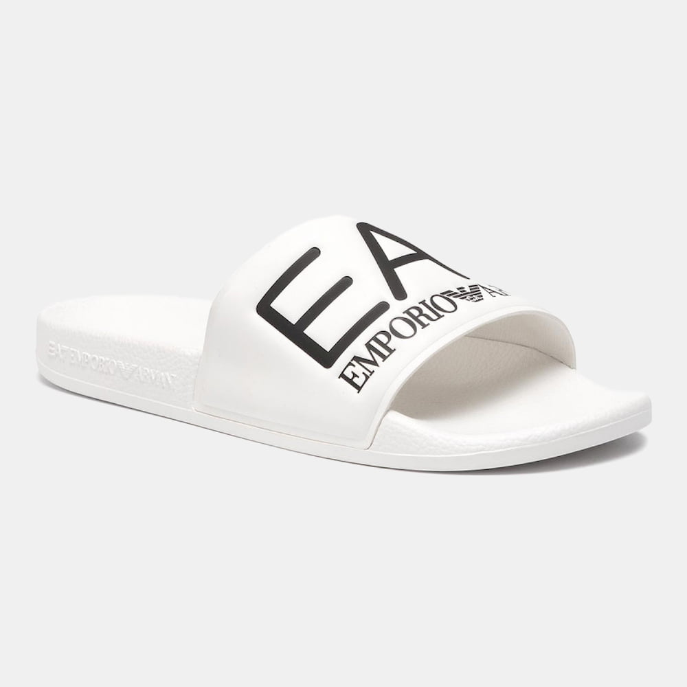 Armani flip clearance flops white