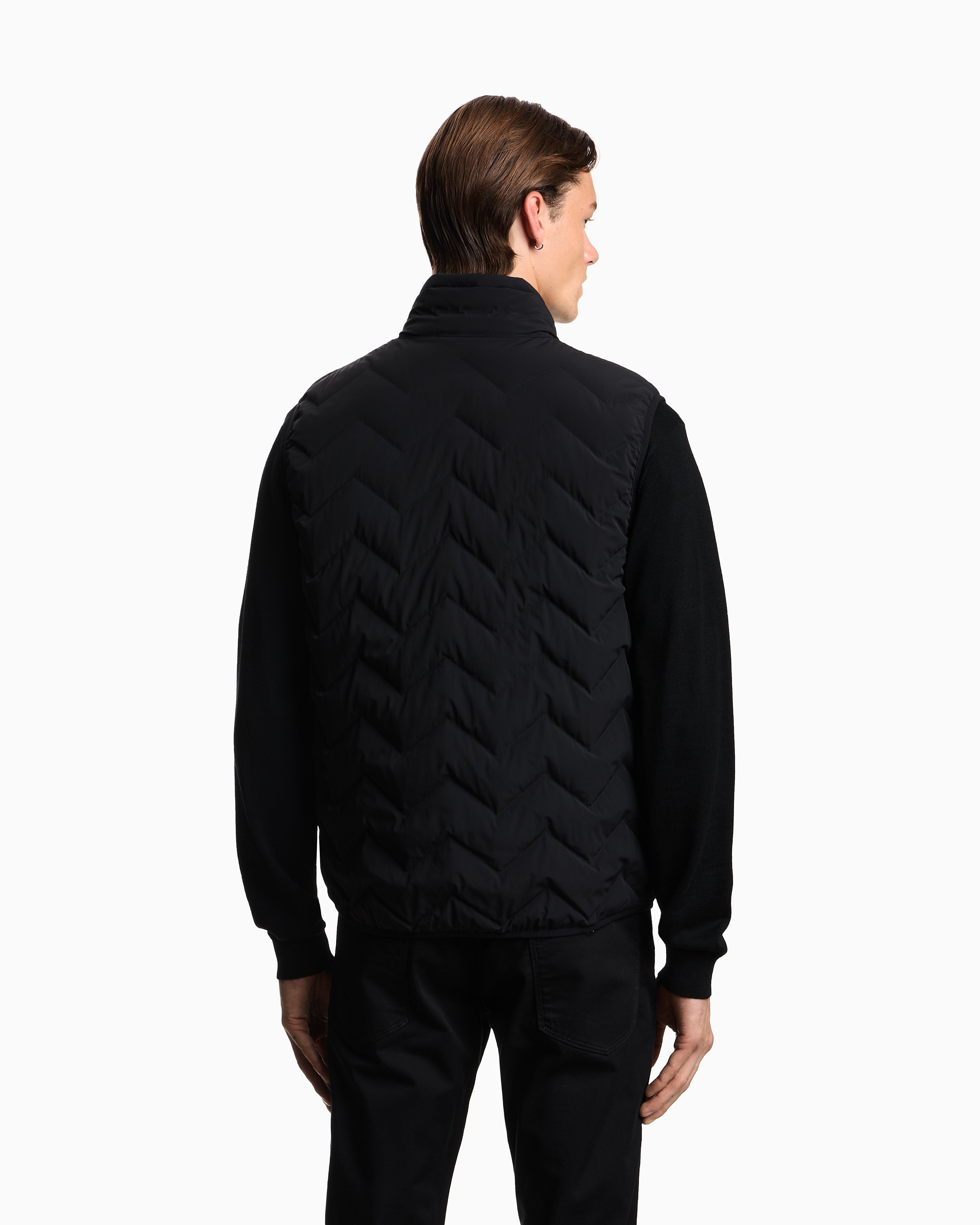 Emporio Armani Colete Gilet Em004946 Af18499 Black Preto_shot5