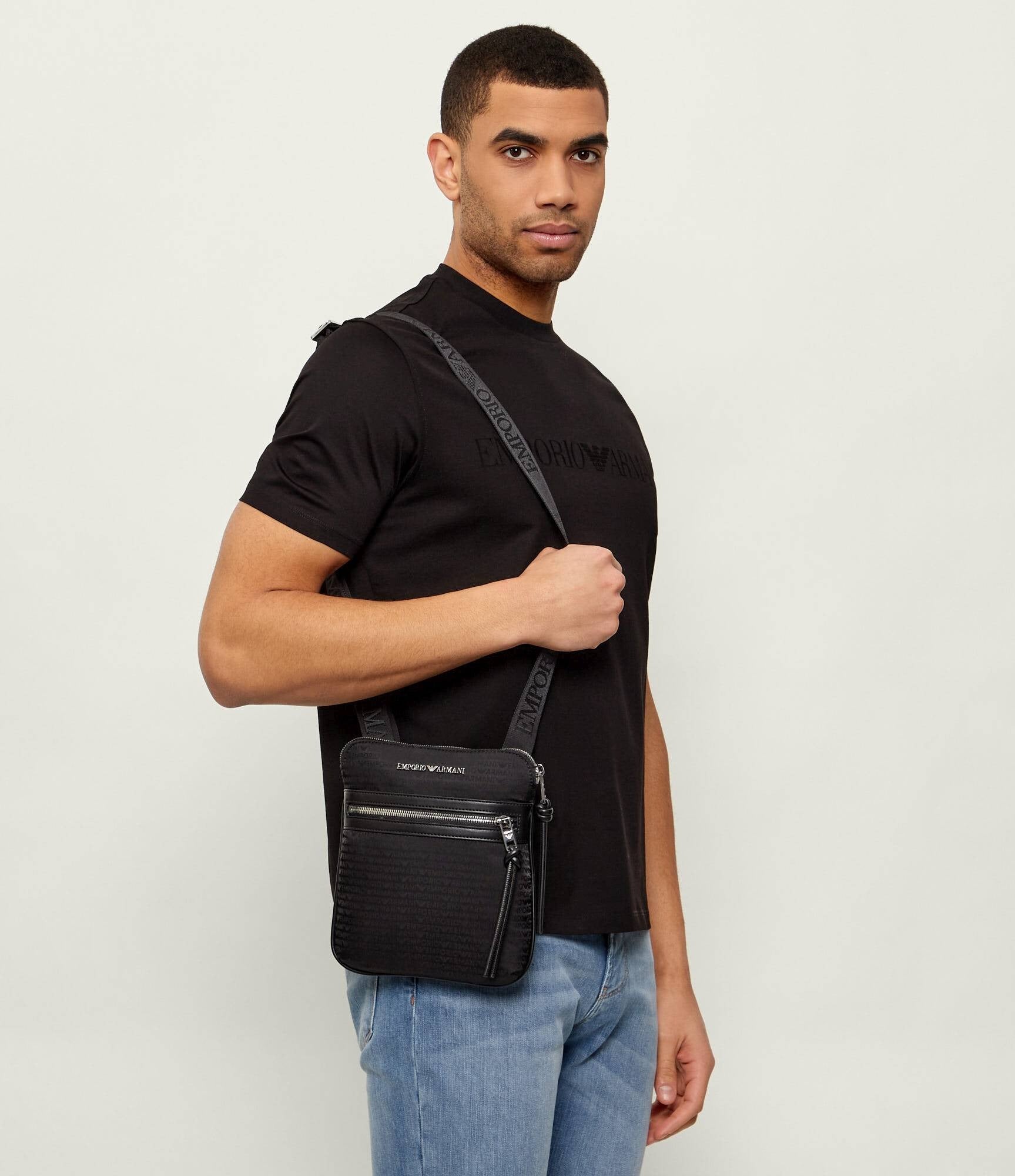 Emporio Armani Crossbody Em005400 Af14637 Black Preto_shot2