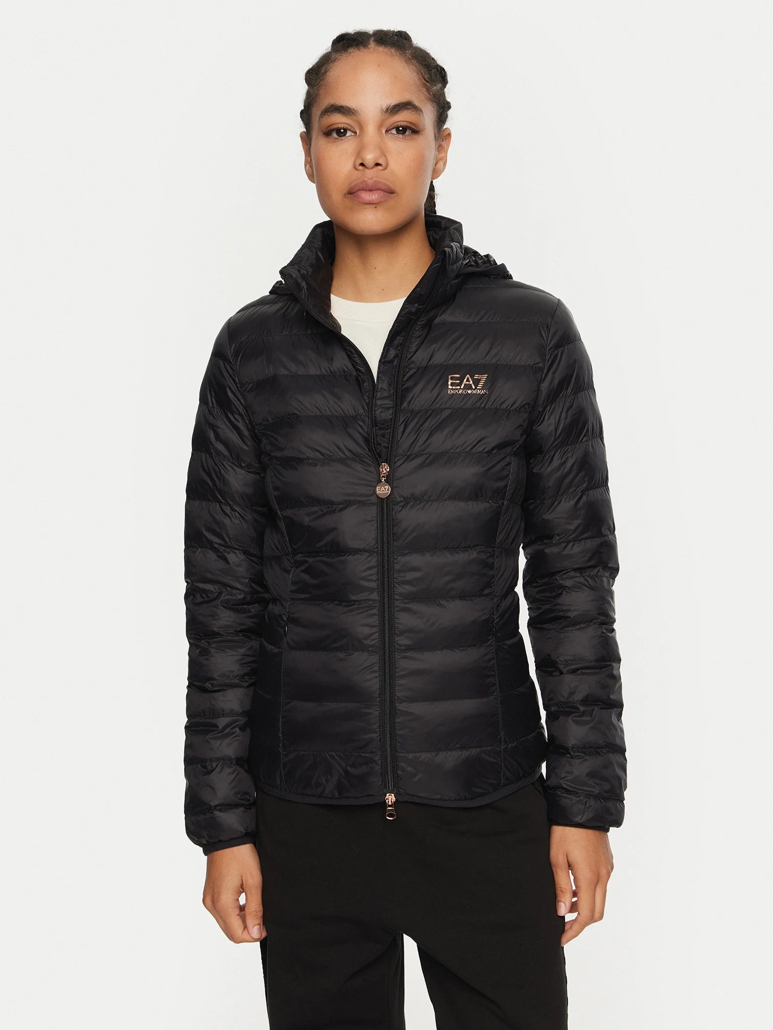 Emporio Armani Ea7 Blusao Jackets 6dtb28 Tngpz Blk Gold Preto Ouro_shot3