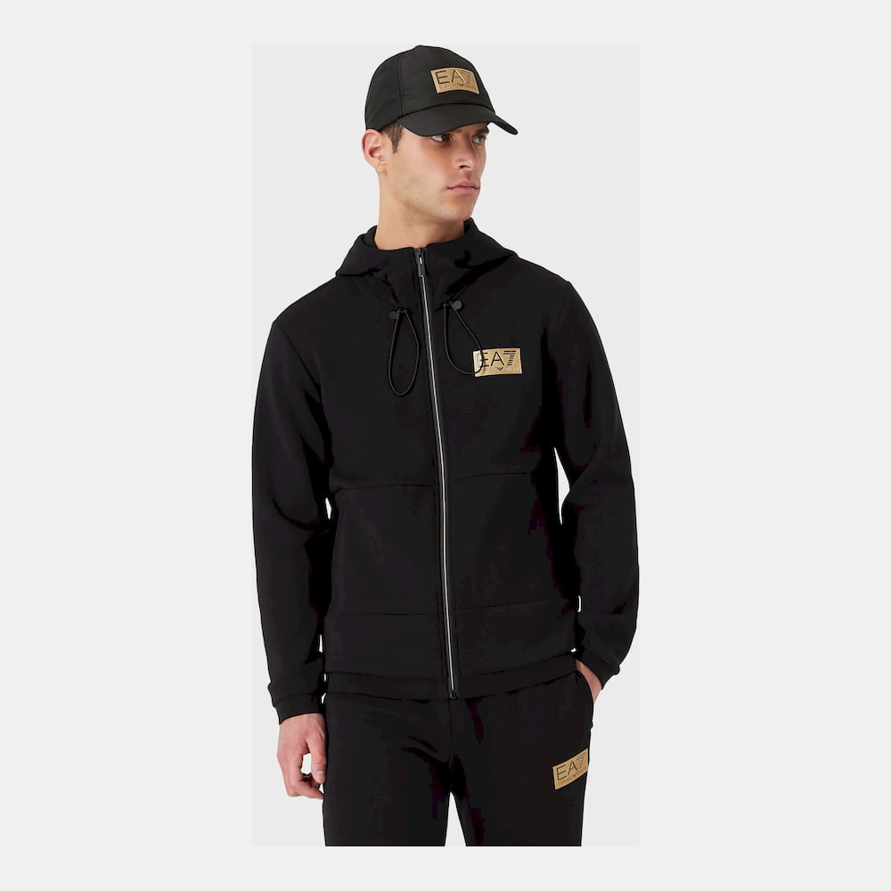 Emporio Armani Ea7 Blusao Jackets 6lpma1 Pjhvz Blk Gold Preto Ouro Shot1