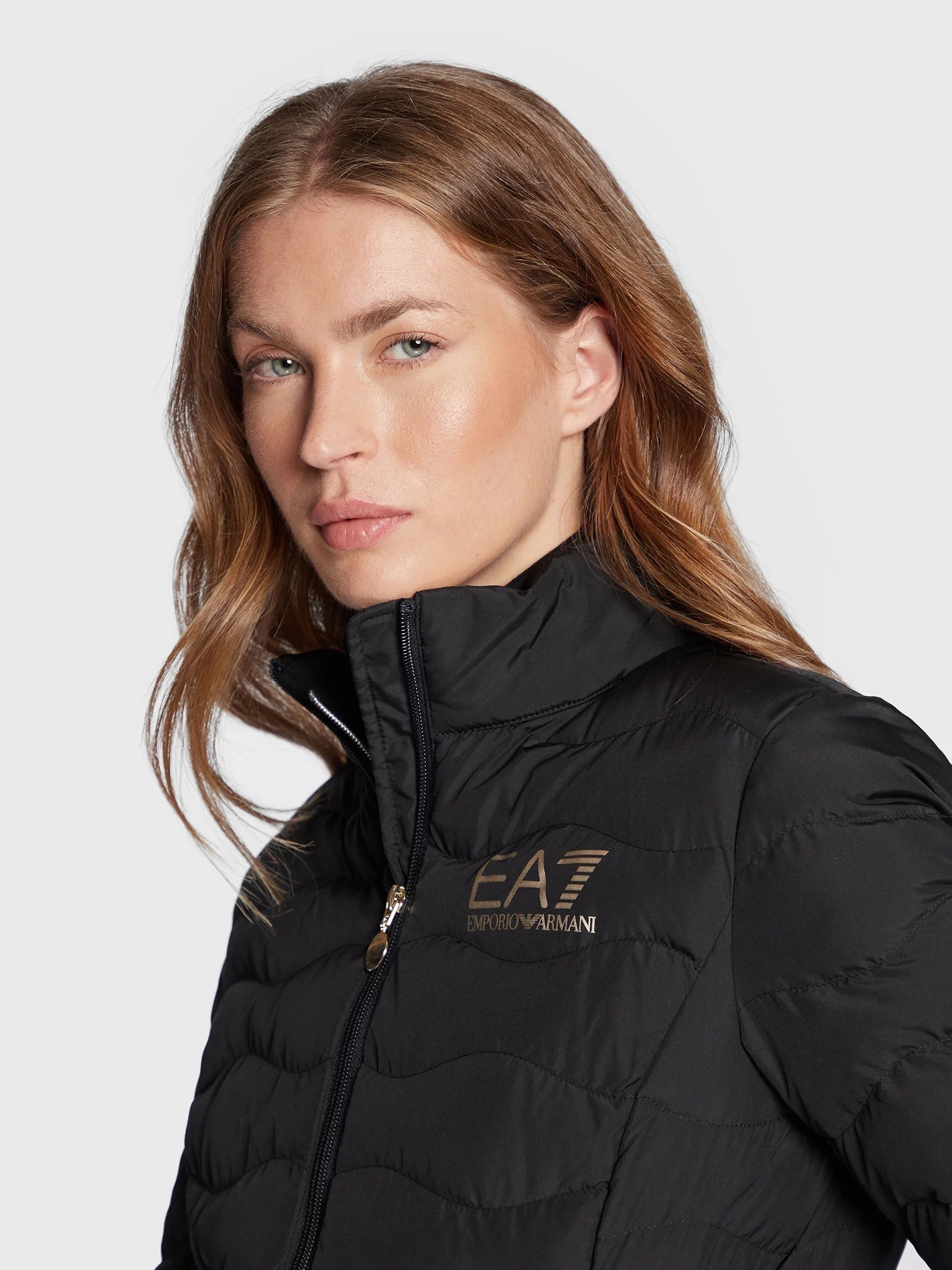 Emporio Armani Ea7 Blusao Jackets 8ntb21 Tnf8z Blk Gold Preto Ouro_shot1