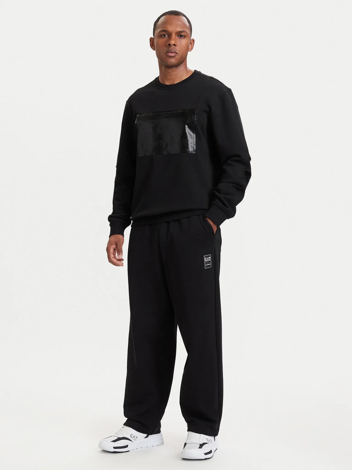 Emporio Armani Ea7 Camisola Sweat 7m002108 Af27201 Black Preto_shot2