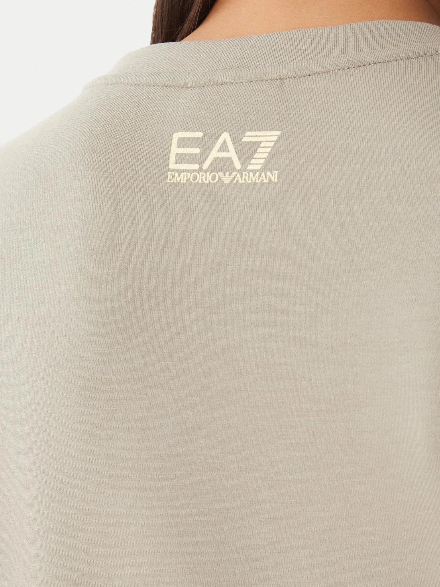 Emporio Armani Ea7 Camisola Sweat 7w001488 Af24375 Beige Gold Beige Ouro_shot5