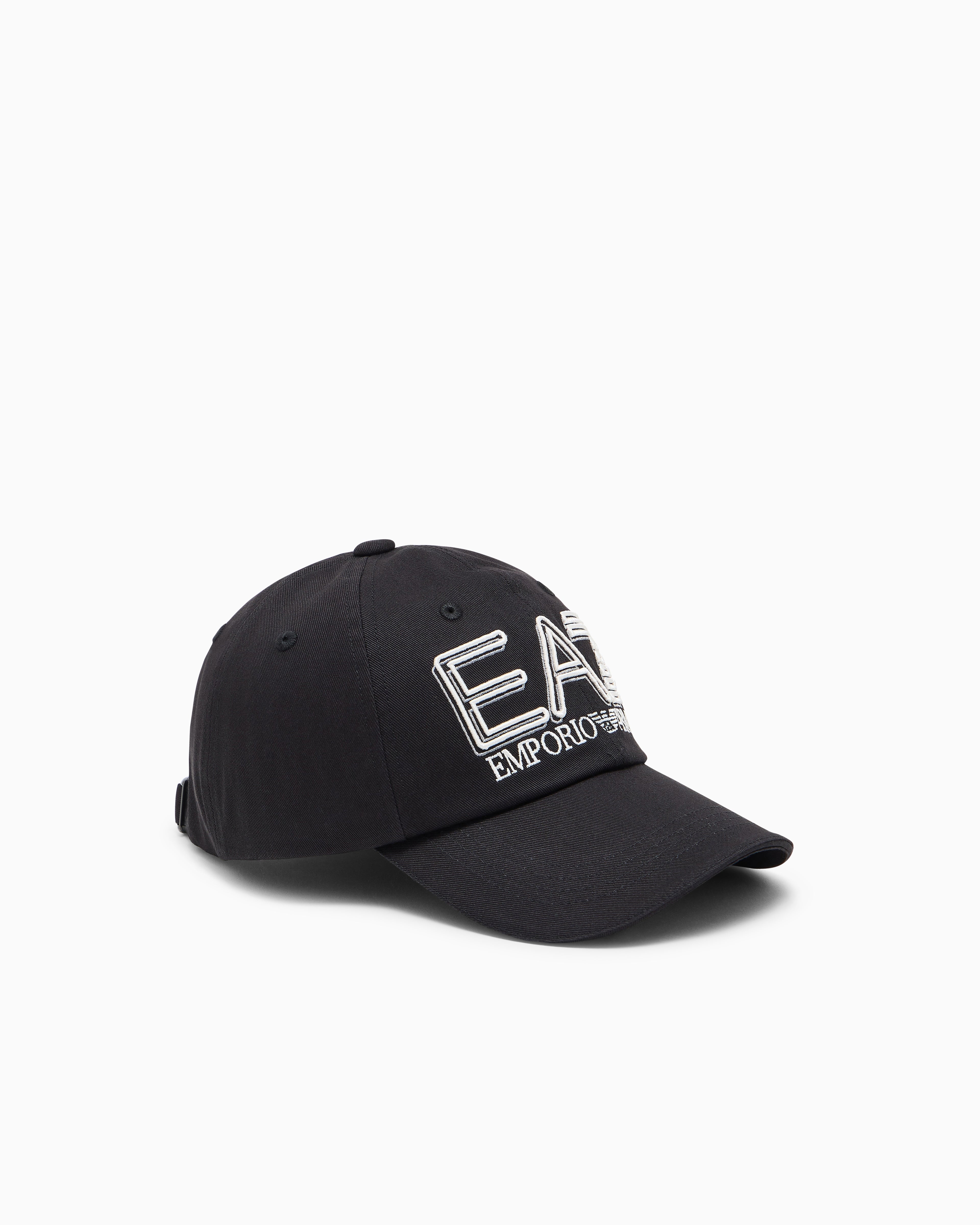 Emporio Armani Ea7 Cap Hat 7x000597 Af15502 Black Preto_shot3