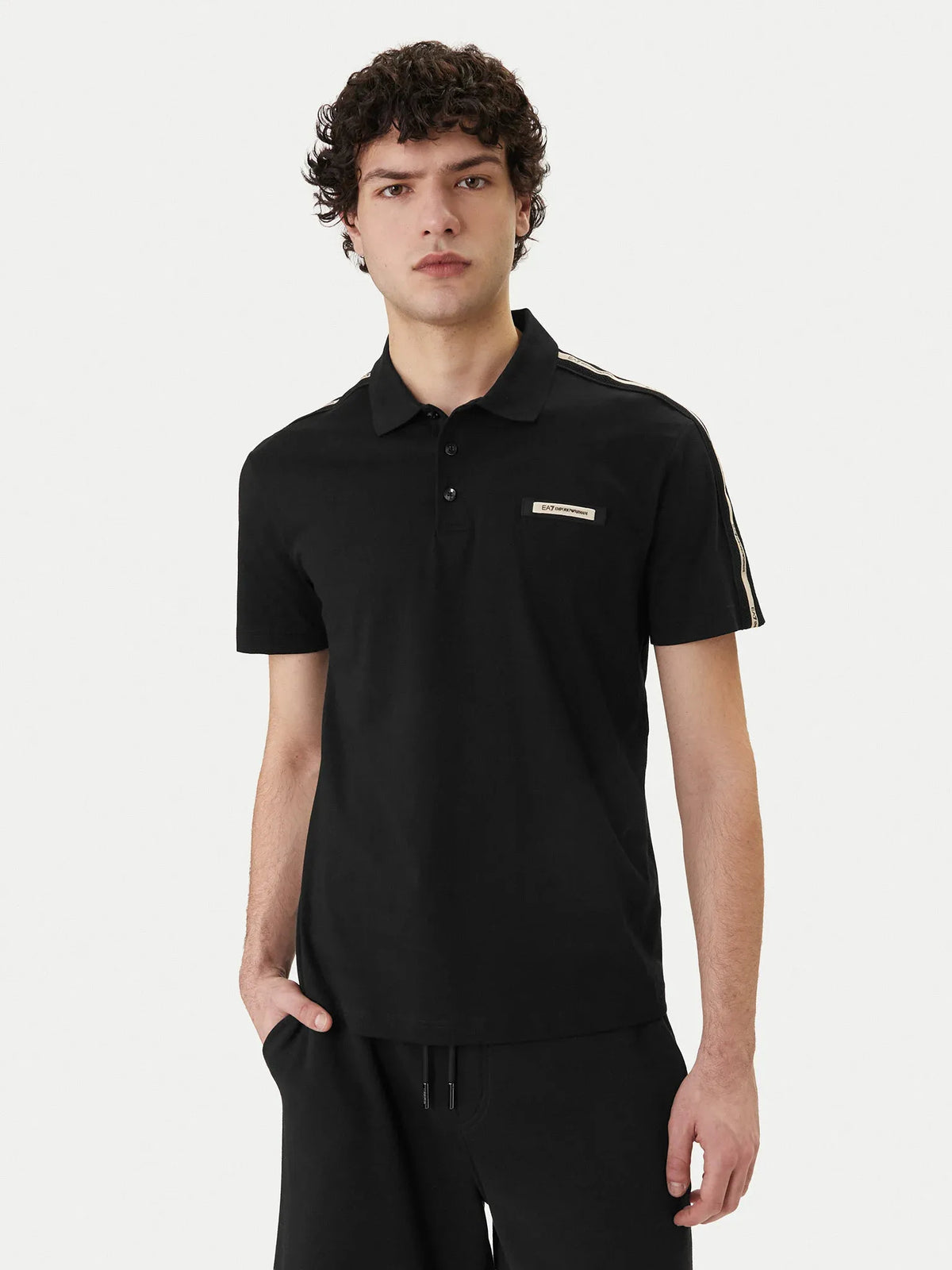 Emporio Armani Ea7 Polo 7m001477 Af10375 Black Preto_shot1
