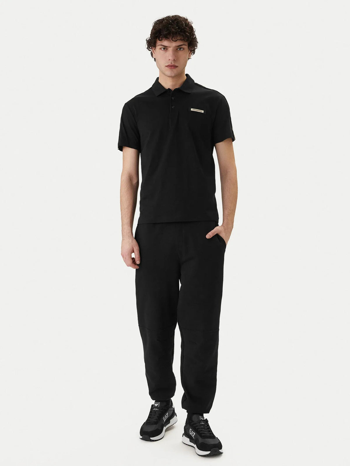 Emporio Armani Ea7 Polo 7m001477 Af10375 Black Preto_shot2