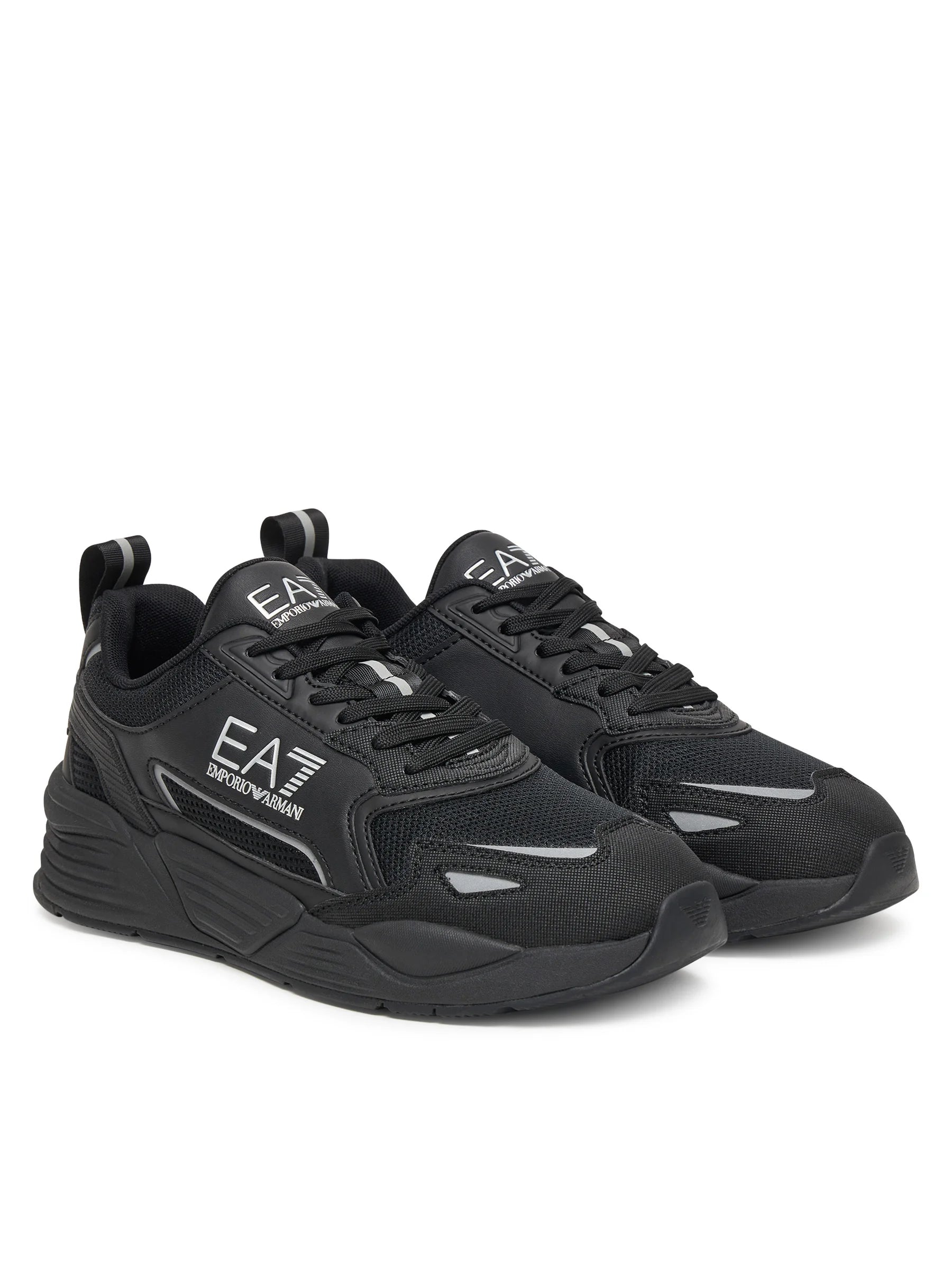 Emporio Armani Ea7 Sapatilhas Sneakers Shoes 7x000308 Af18447 Triple Blk Preto_shot1