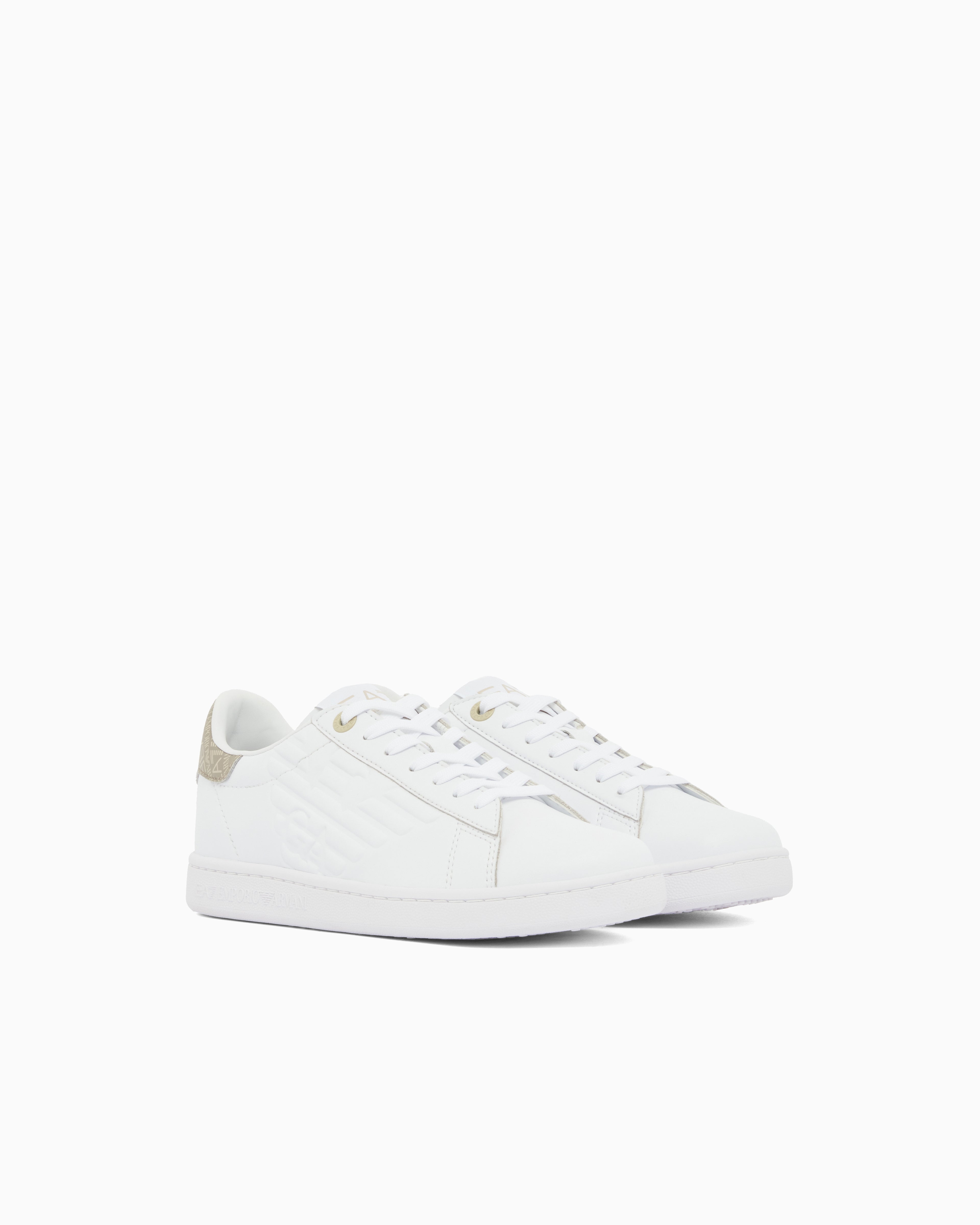 Emporio Armani Ea7 Sapatilhas Sneakers Shoes 7x000331 Af10848 Whi Bone Branco Bone_shot3
